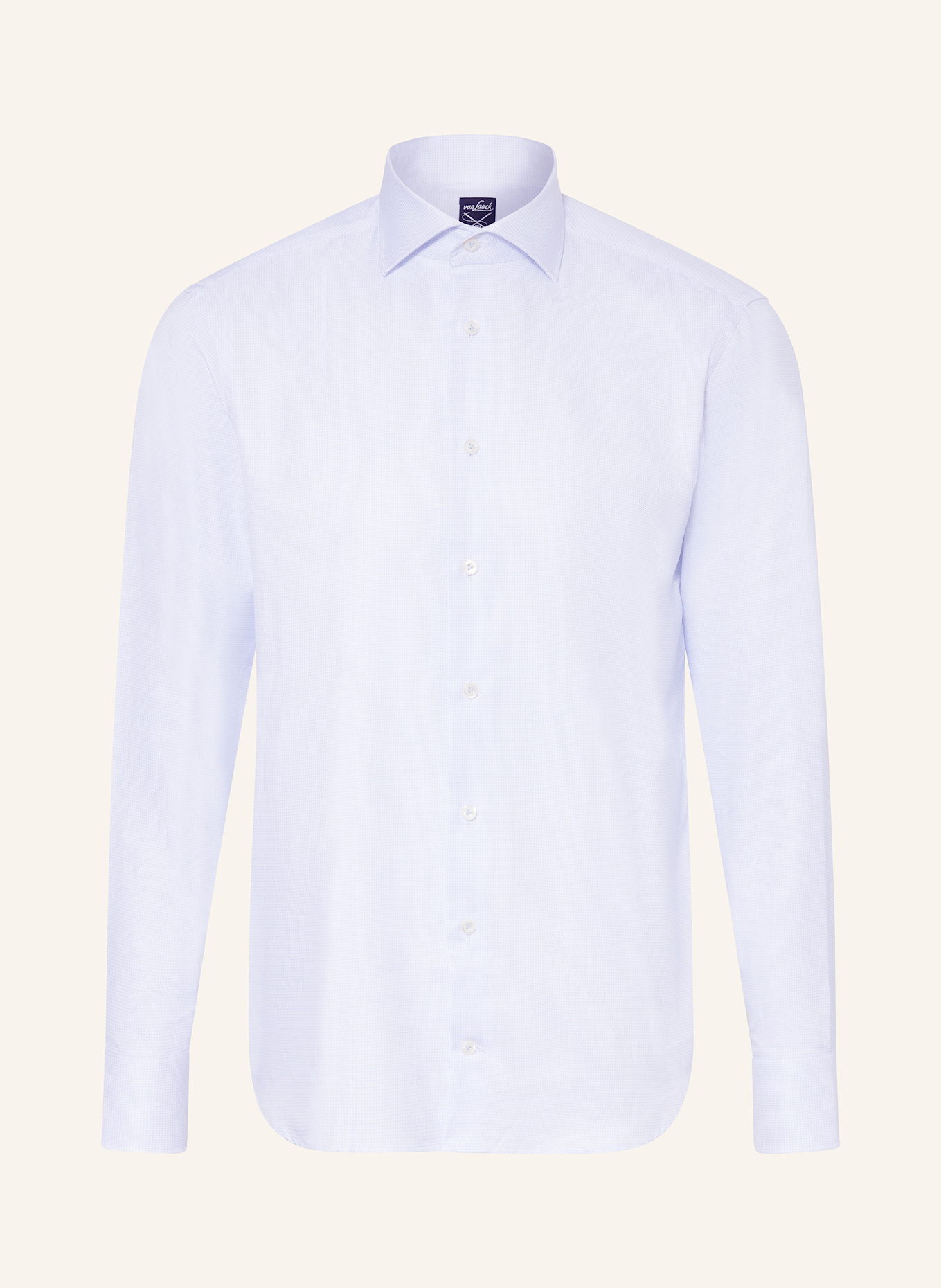 van Laack Hemd VL-RIVARA-TF Tailored Fit: WEISS / HELLBLAU