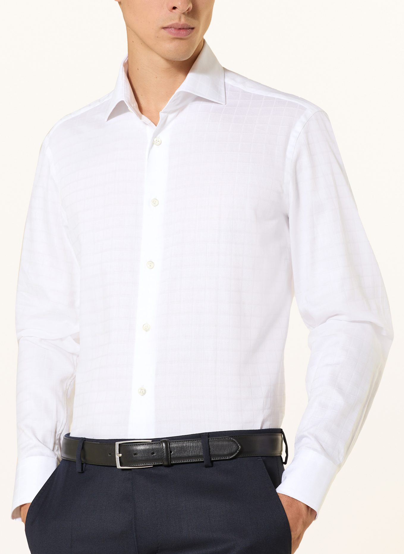 van Laack Hemd VL-RIVARA Tailor Fit: WEISS