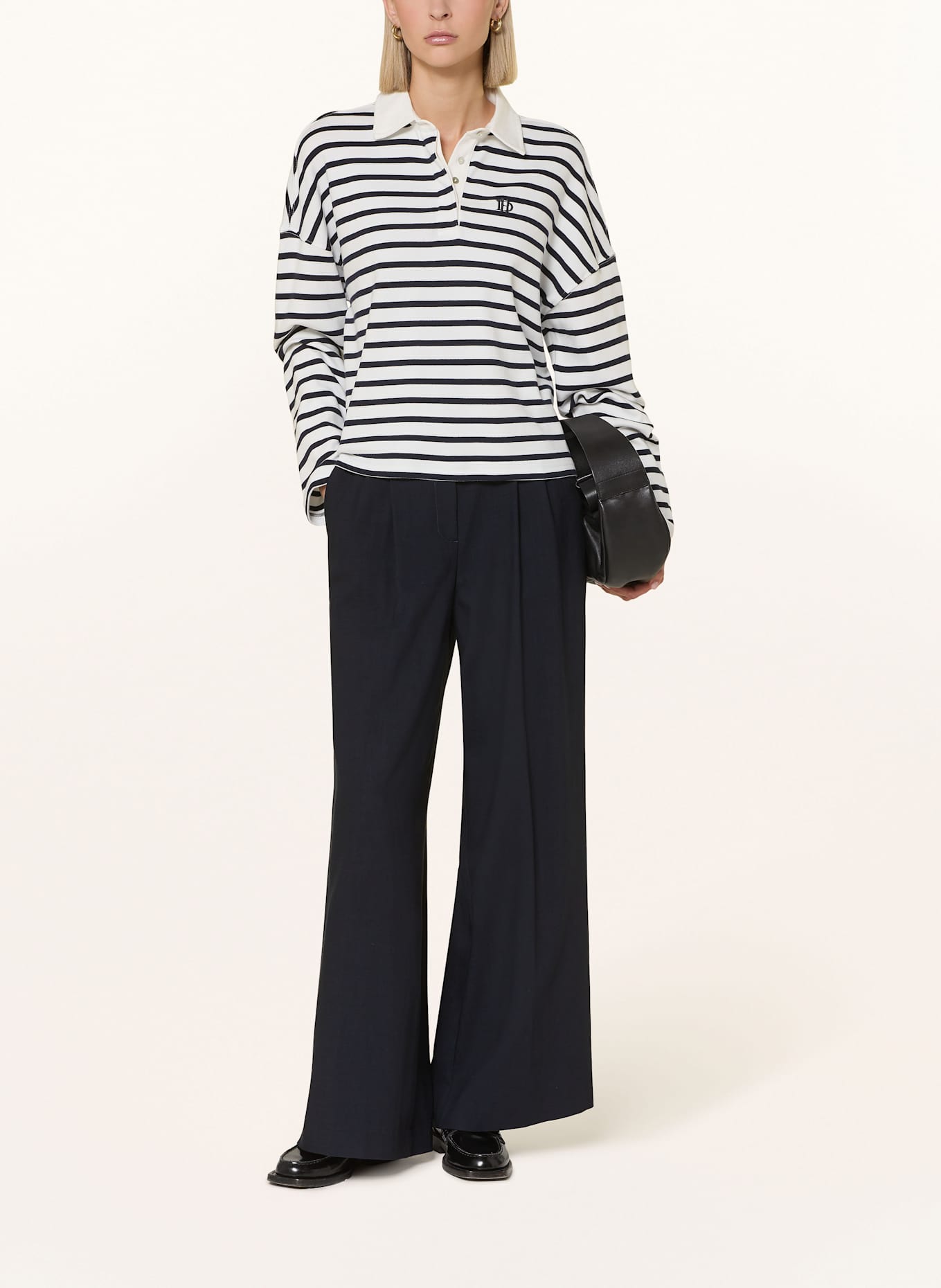 darling harbour Rugbyshirt: WEISS / DUNKELBLAU