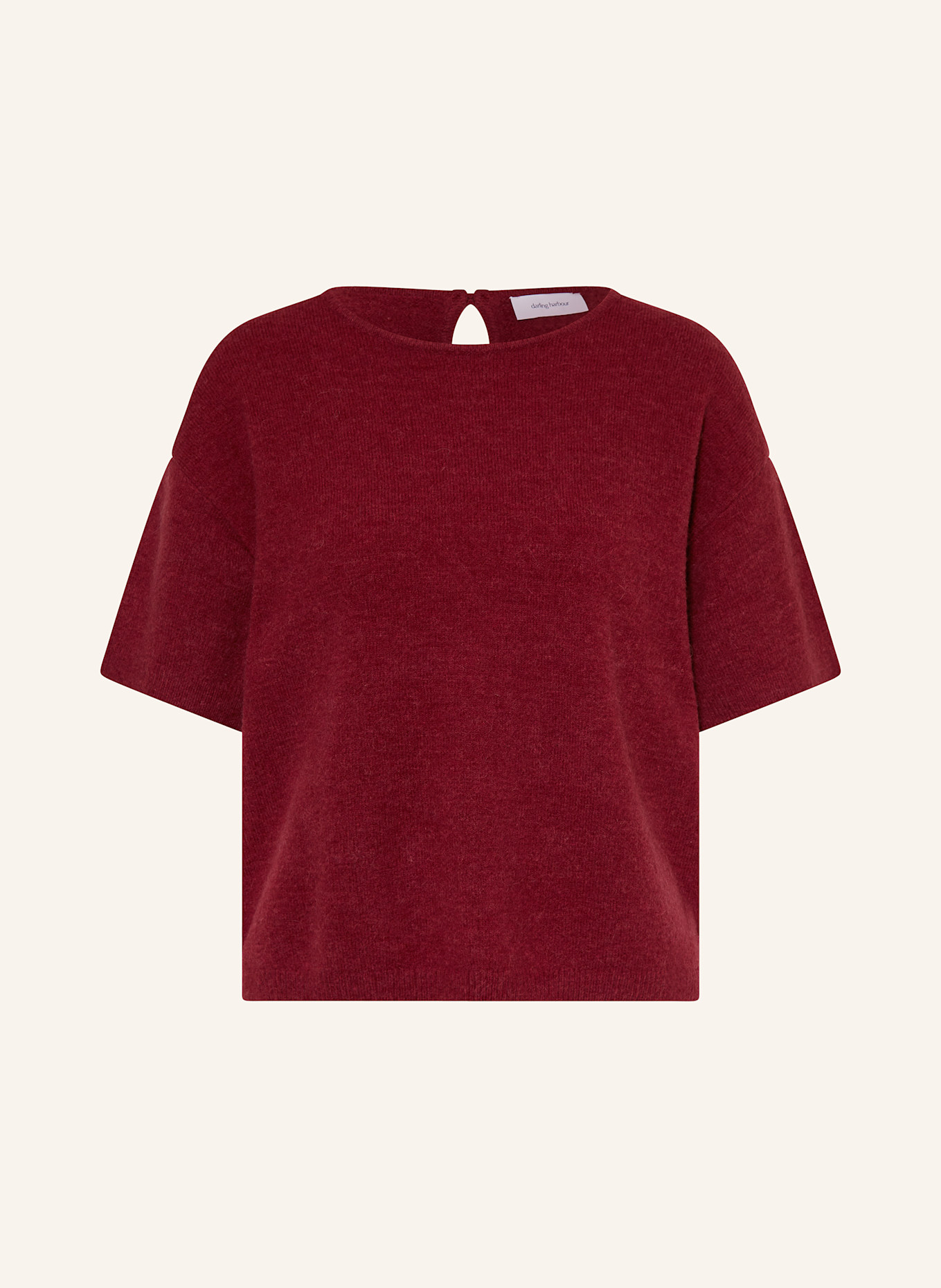 darling harbour Strickshirt: DUNKELROT