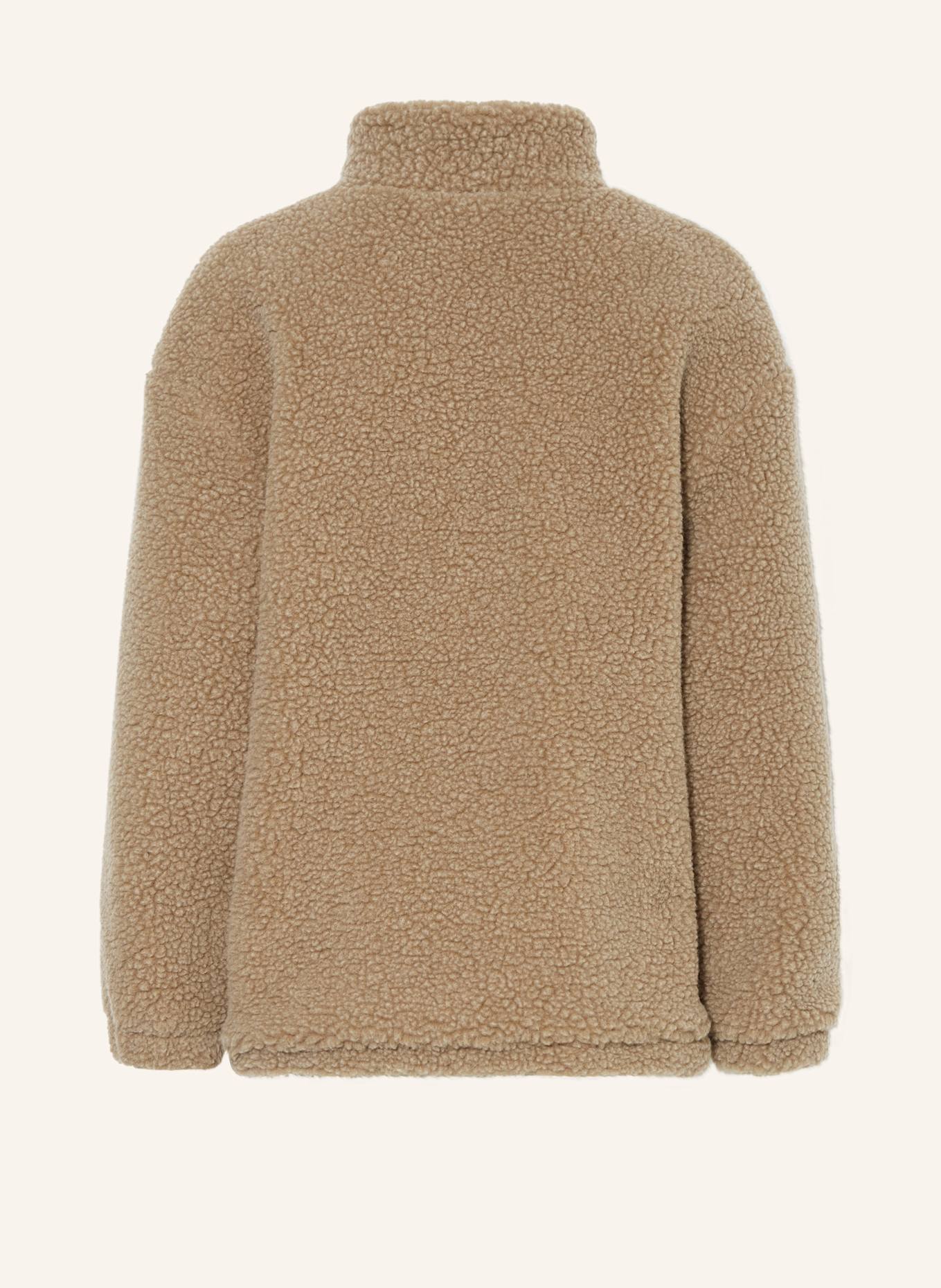 FENDI Teddyfell-Jacke: BEIGE