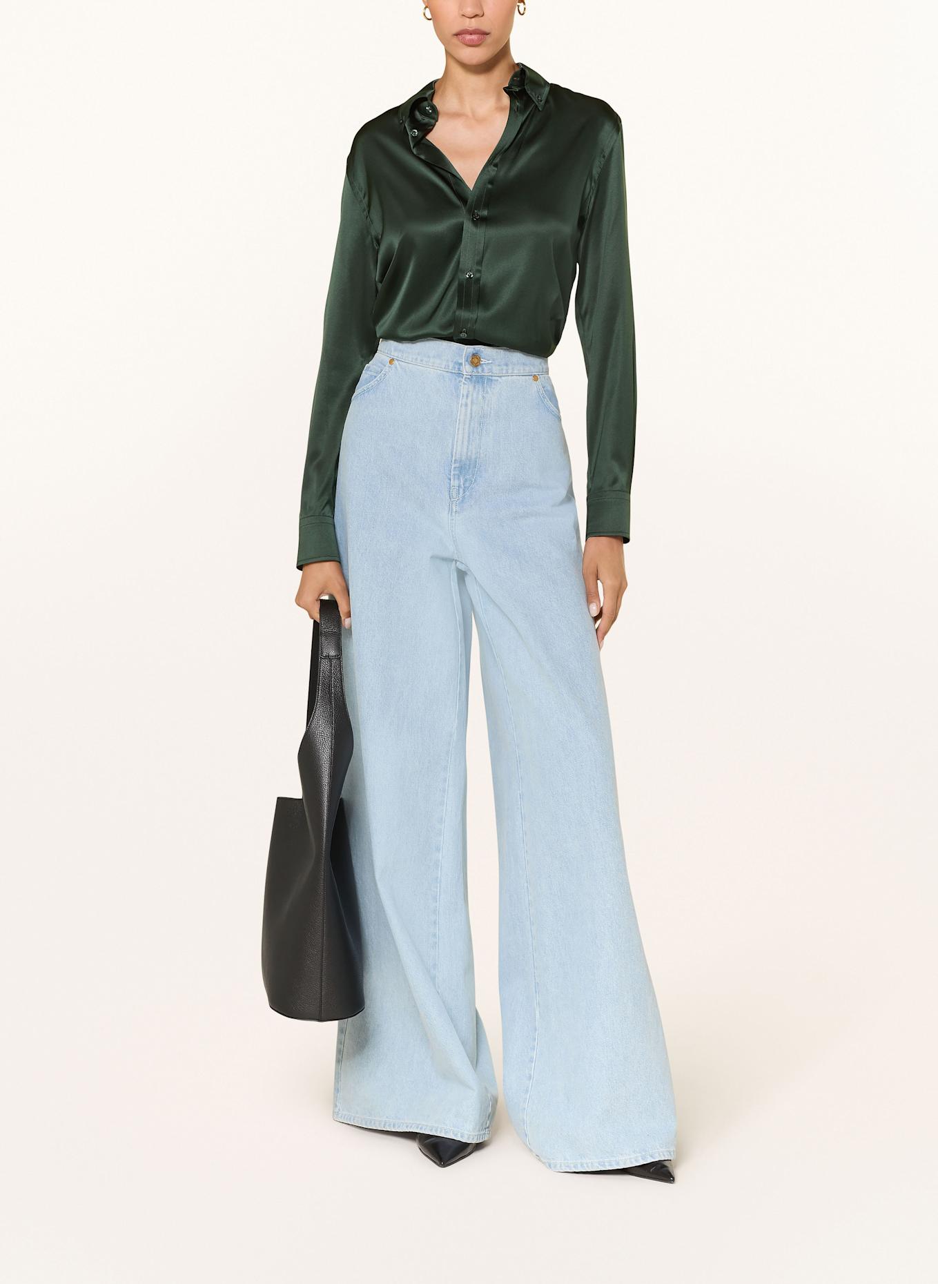 RALPH LAUREN Collection Koszula CAMERON z jedwabiu: CIEMNOZIELONY