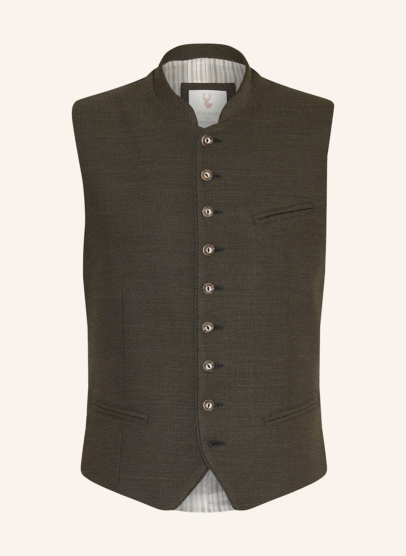 Johann & Johanna Trachten vest BENNO: KHAKI/ TAUPE