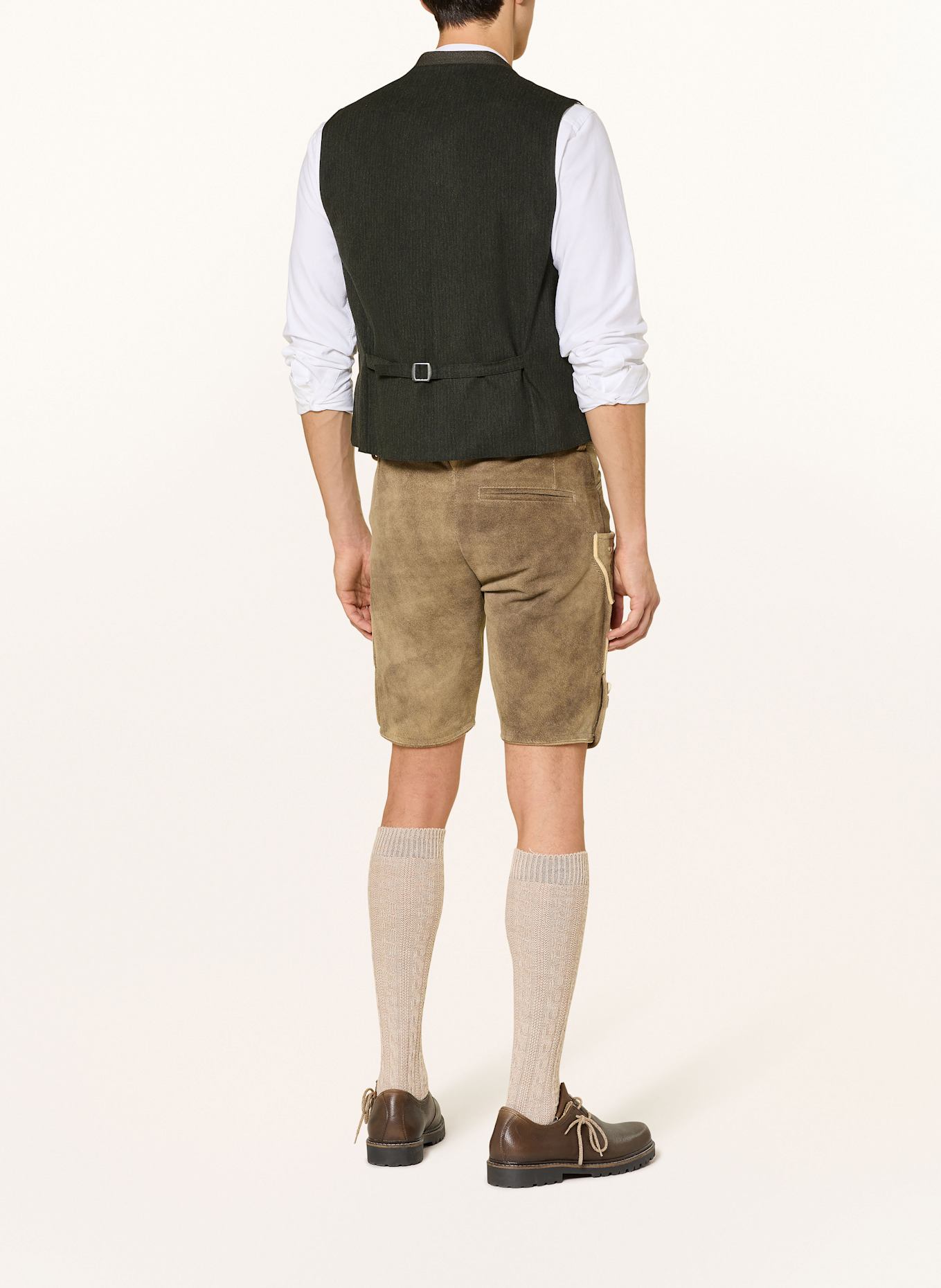 Johann & Johanna Trachten vest BENNO: KHAKI/ TAUPE