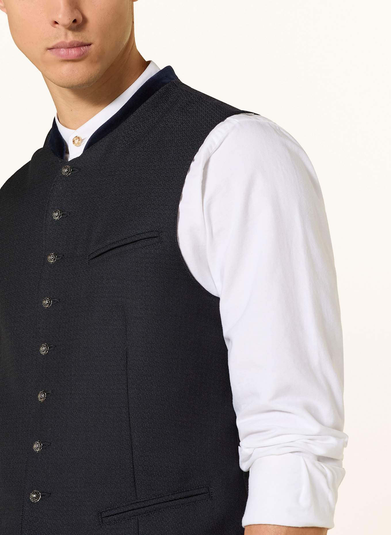 Johann & Johanna Trachten vest: DARK BLUE