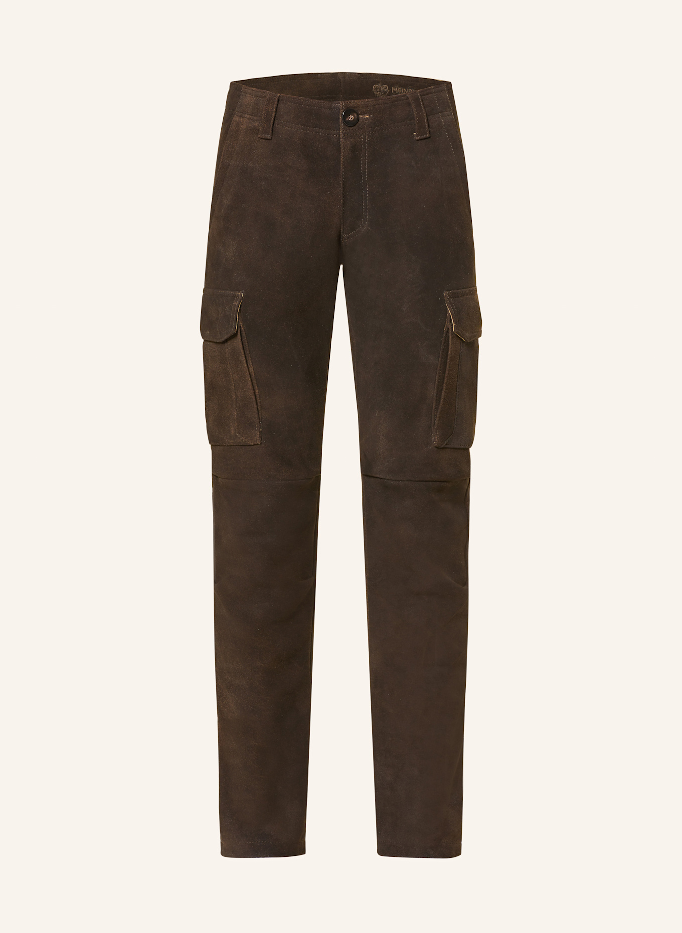 MEINDL Lederhose ISLAND TROUSERS Slim Fit: DUNKELBRAUN