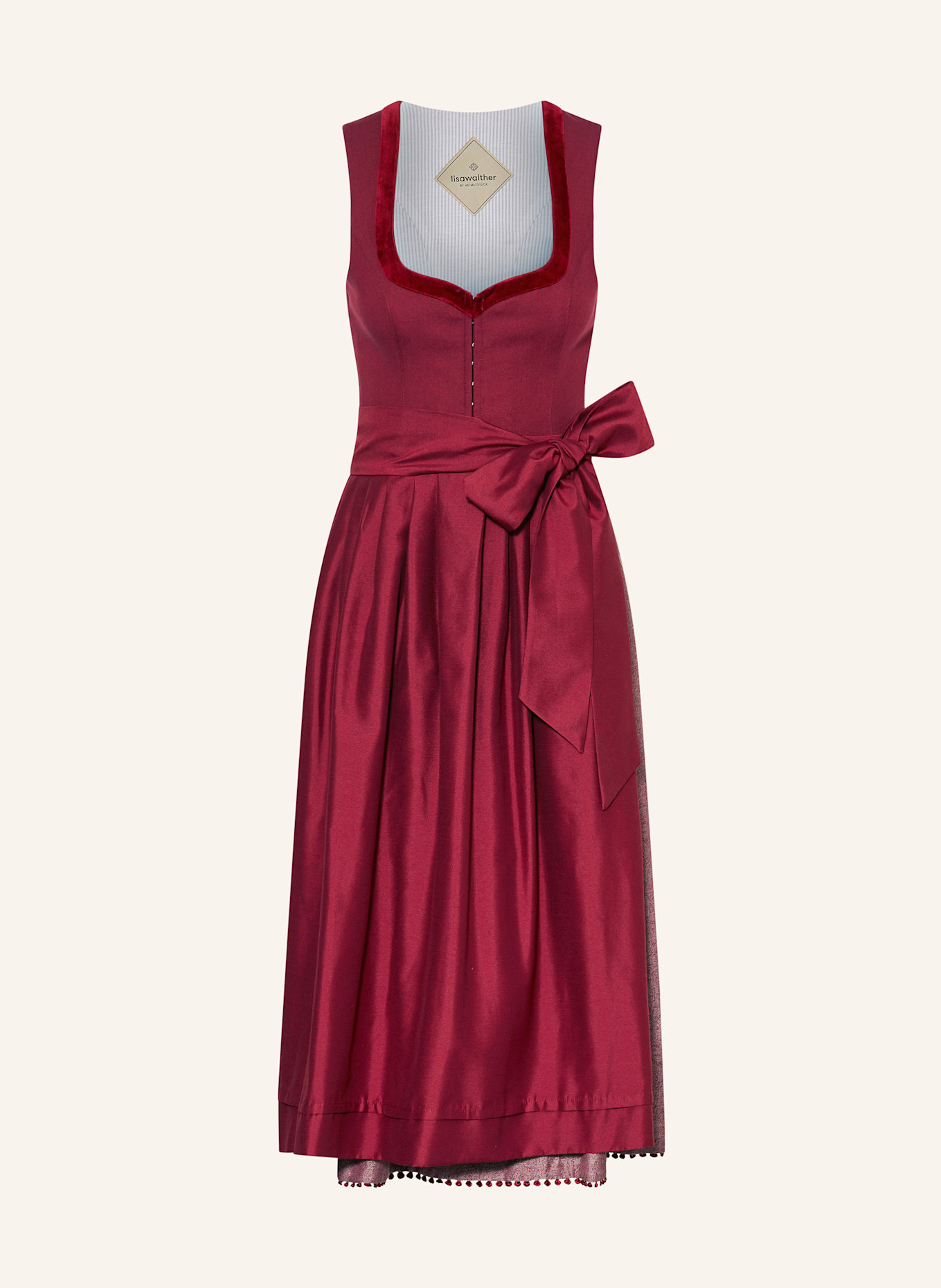 Heimatglück Tracht Dirndl GIULIA: DARK RED