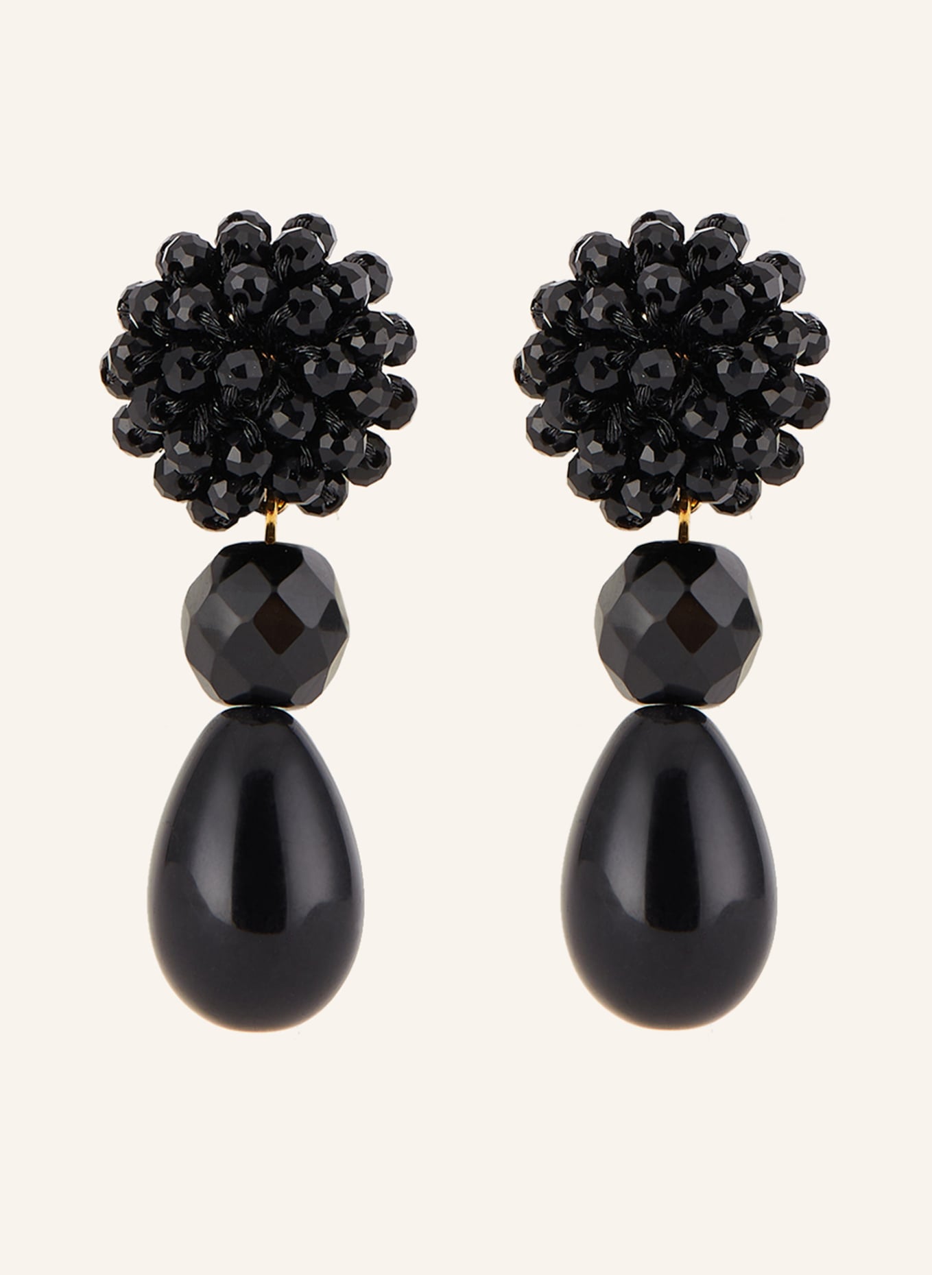 Seenberg Ohrhänger: SCHWARZ