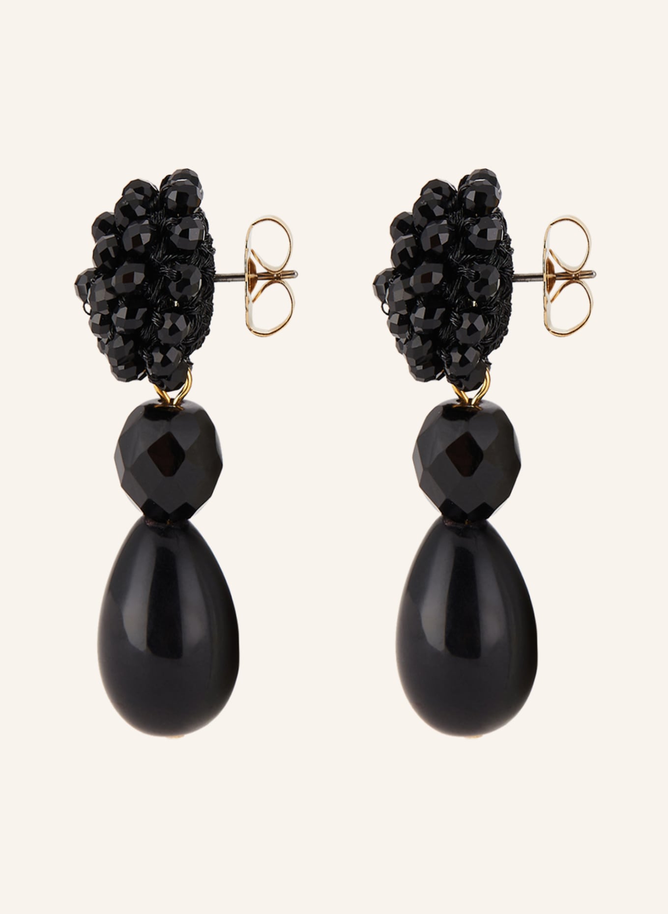 Seenberg Ohrhänger: SCHWARZ