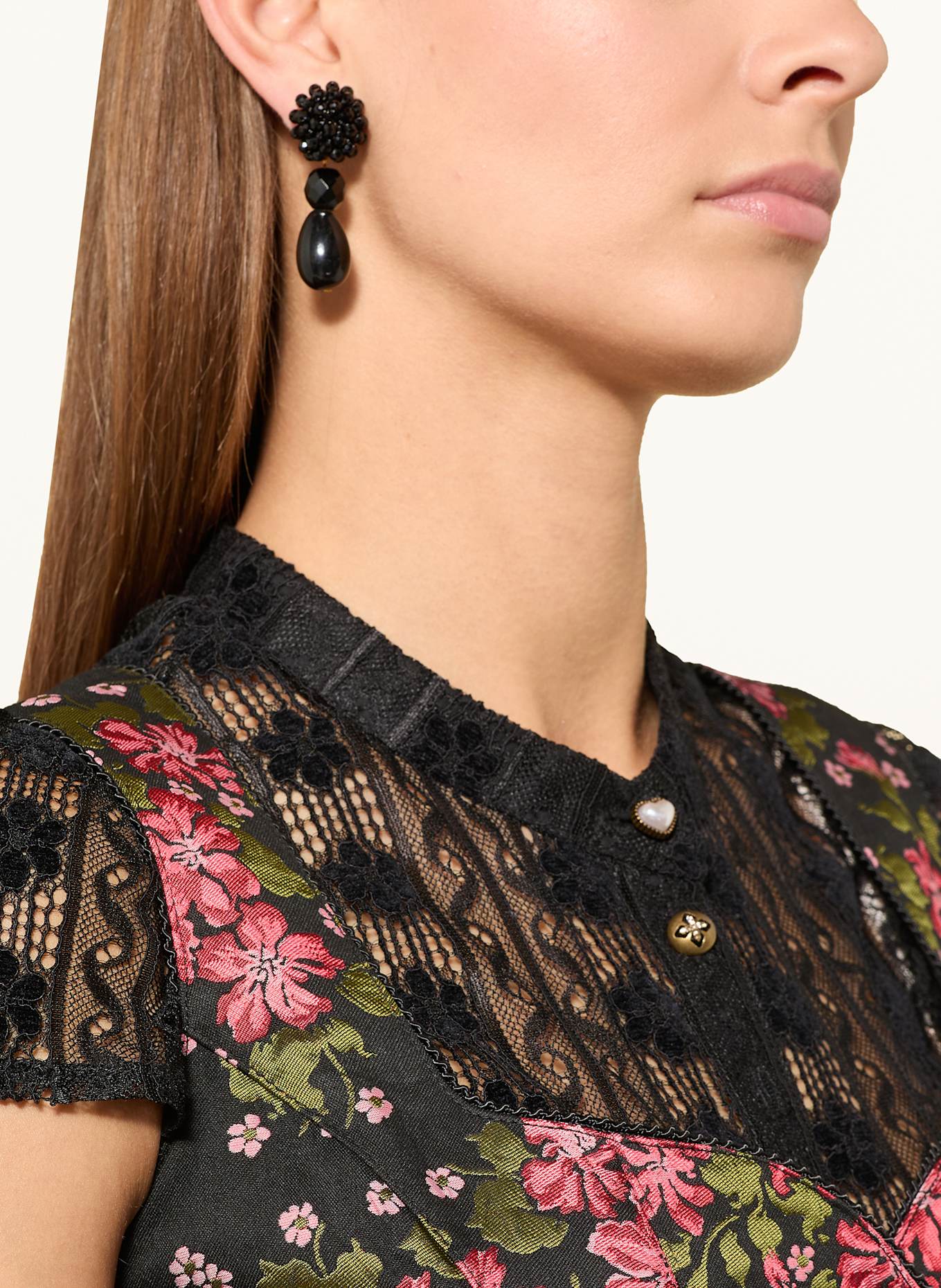 Seenberg Ohrhänger: SCHWARZ