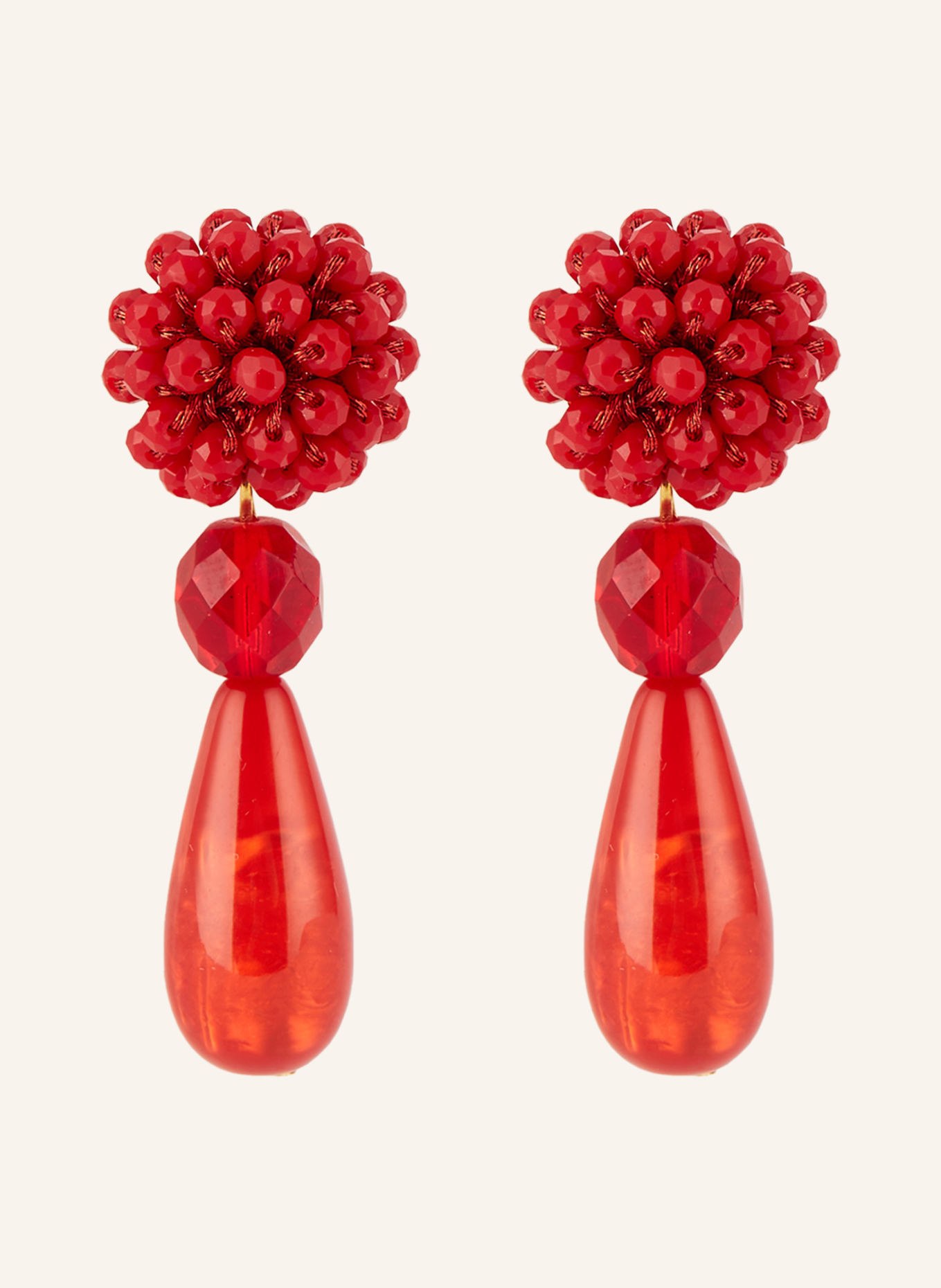 Seenberg Ohrhänger: ROT