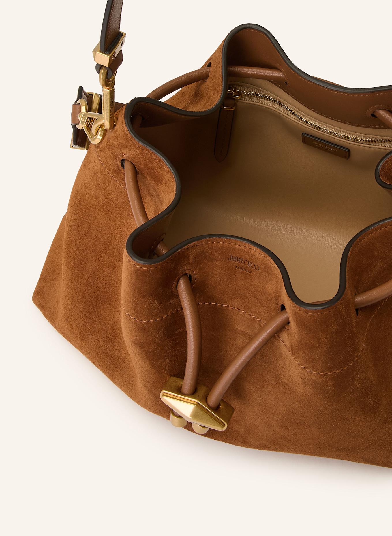 JIMMY CHOO Torebka BON BON SMALL: KONIAKOWY