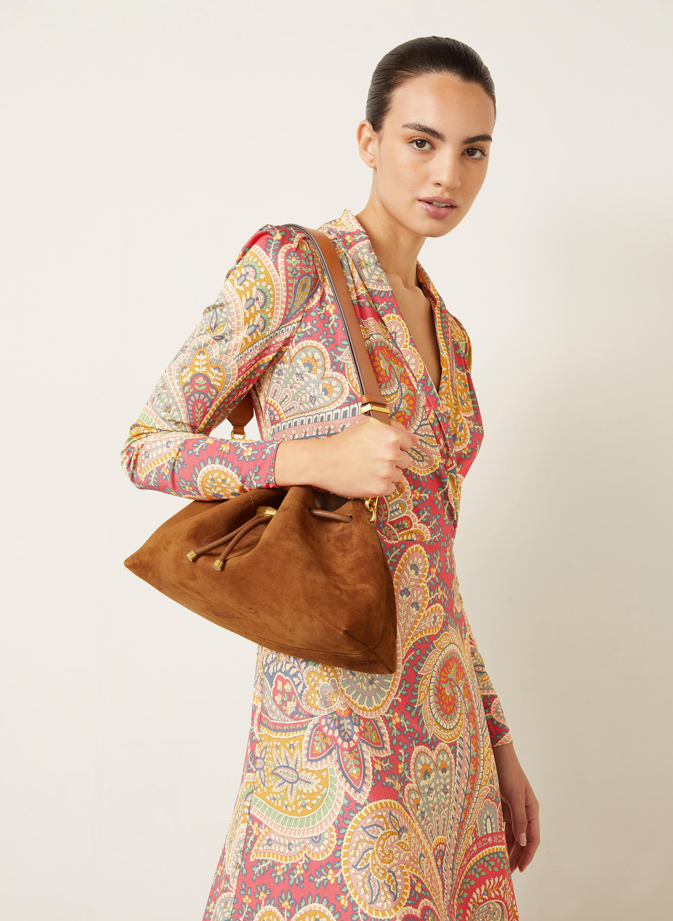 JIMMY CHOO Torebka BON BON SMALL: KONIAKOWY