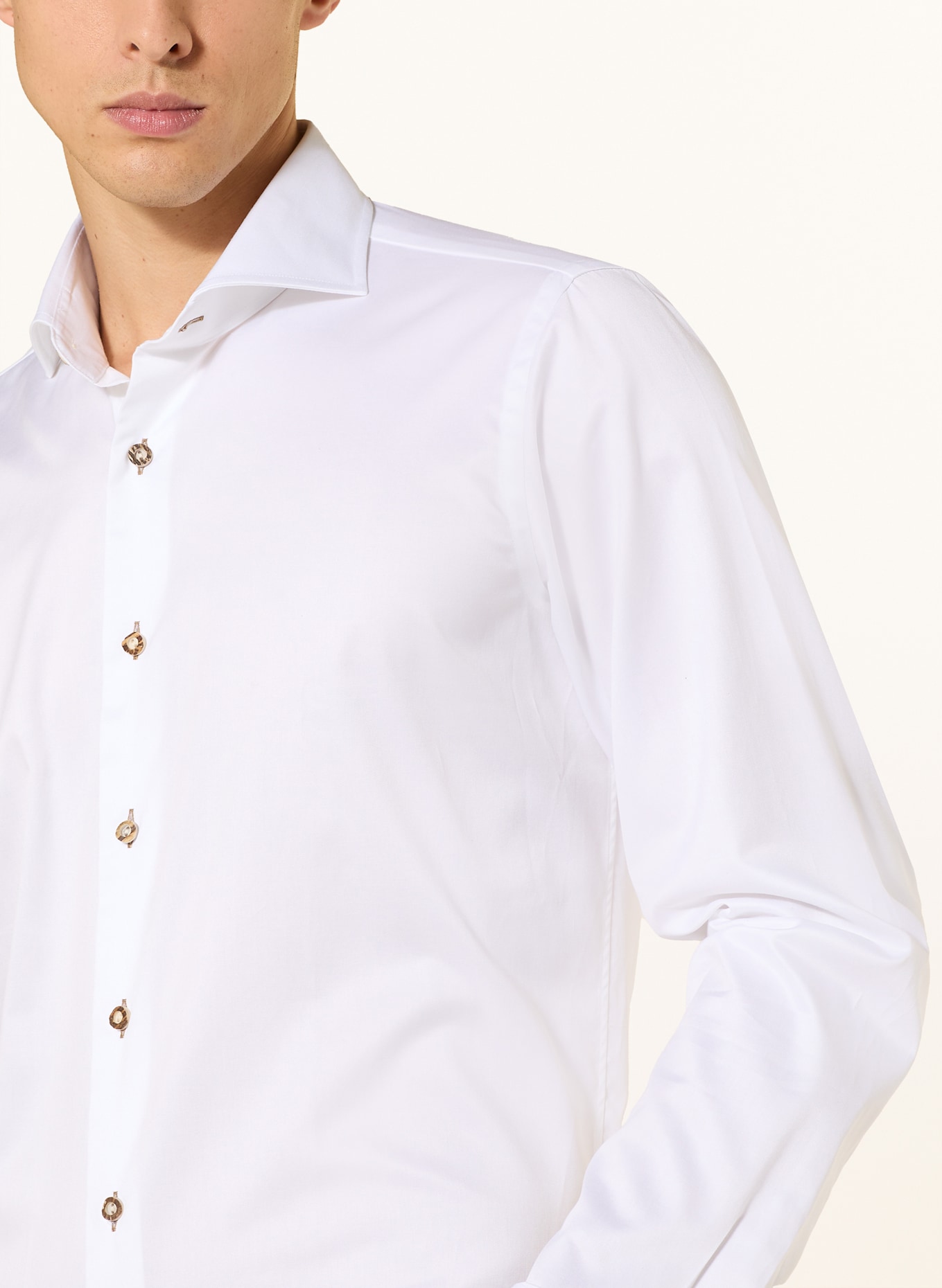 DU4 Trachtenhemd SEBI Regular Fit: WEISS