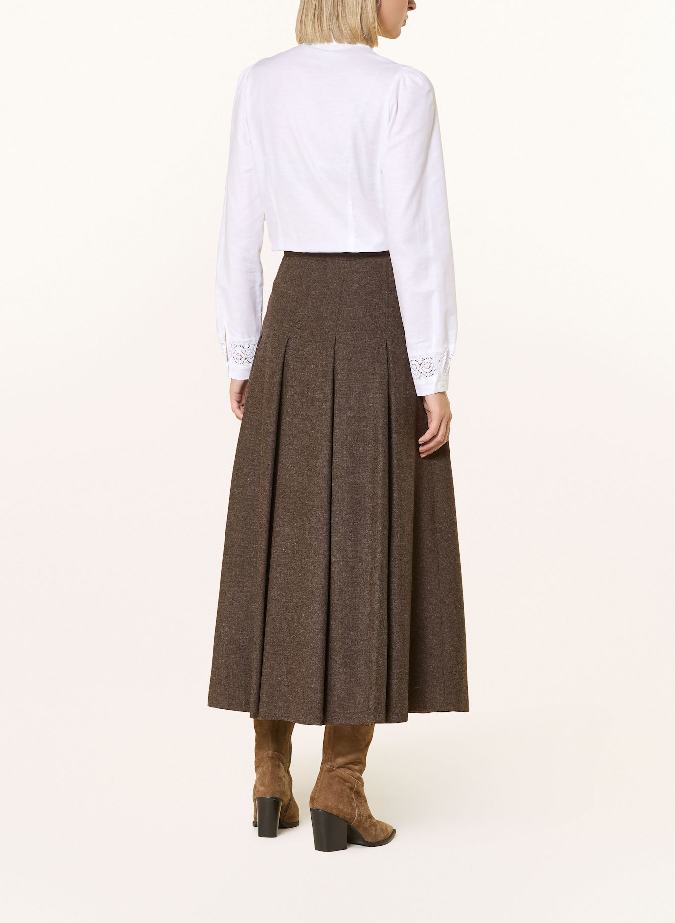 BERWIN & WOLFF Trachtenbluse: WEISS