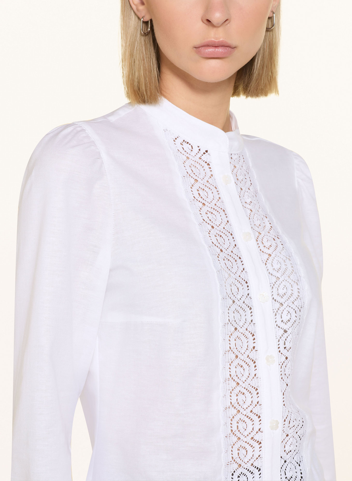 BERWIN & WOLFF Trachtenbluse: WEISS