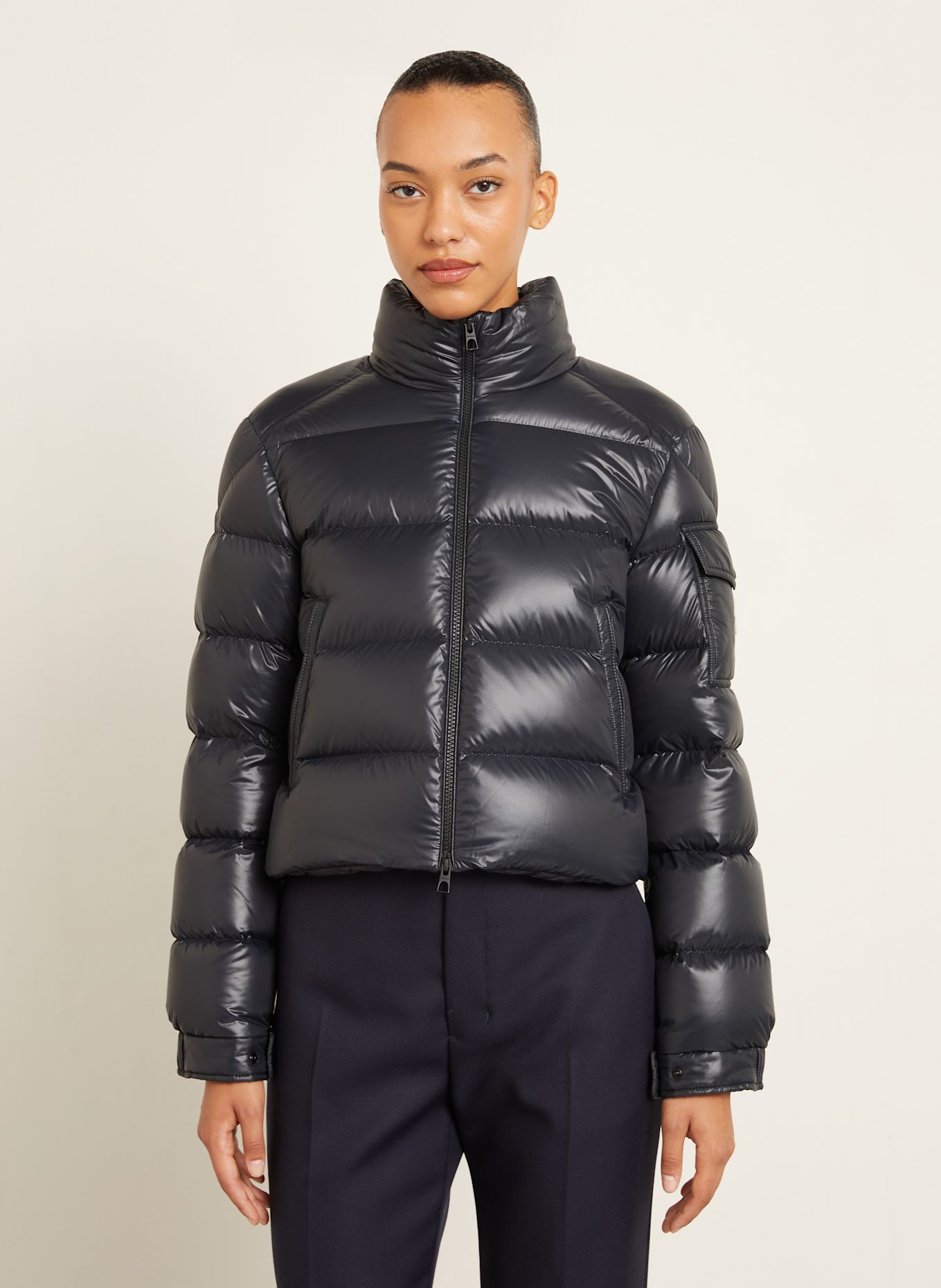 MONCLER Down jacket PETRA: DARK BLUE