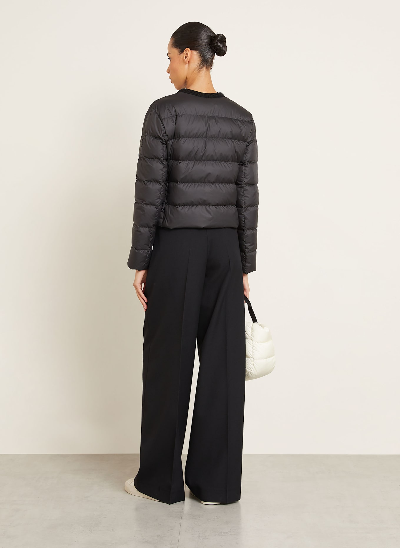 MONCLER Marlenehose: SCHWARZ