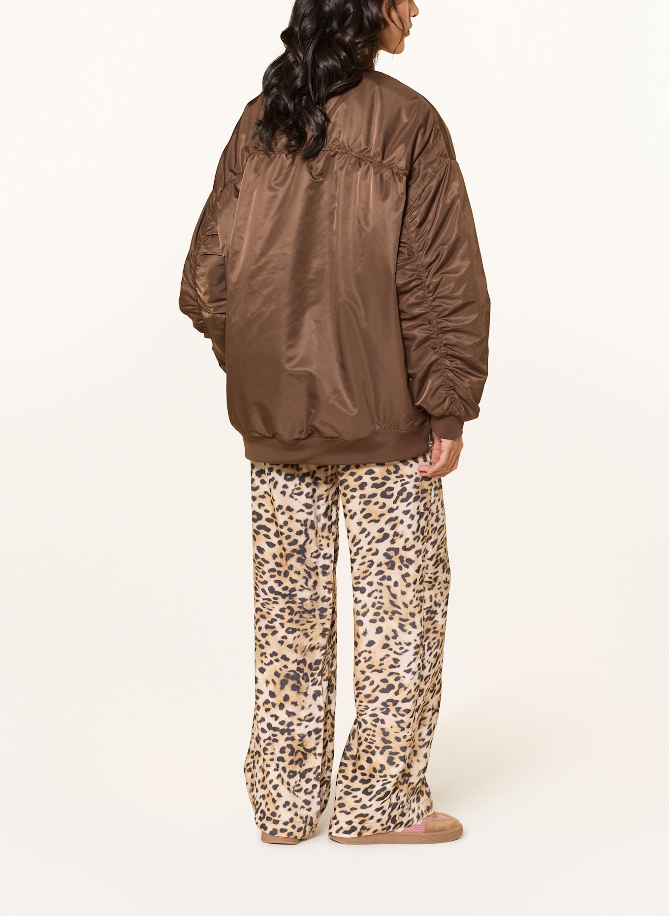 miss goodlife Oversized-Blouson: BRAUN