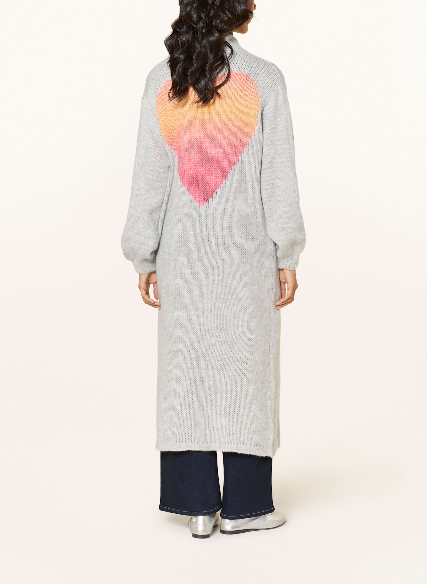 miss goodlife Strickhülle mit Alpaka: HELLGRAU