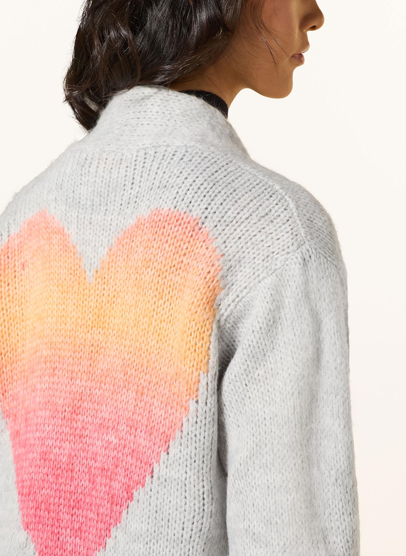 miss goodlife Strickhülle mit Alpaka: HELLGRAU