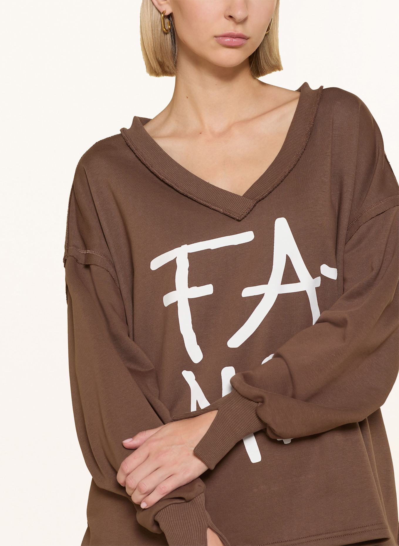miss goodlife Sweatshirt: BRAUN