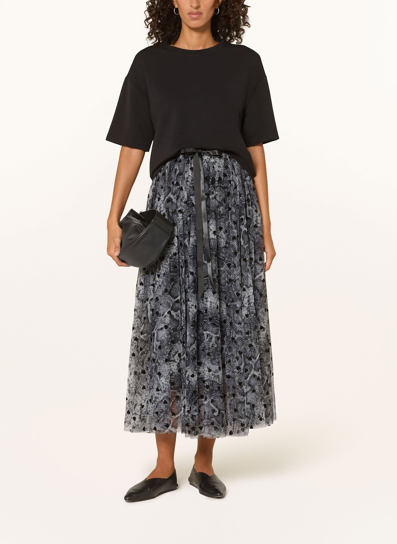 miss goodlife Tüllrock: GRAU / DUNKELGRAU / SCHWARZ