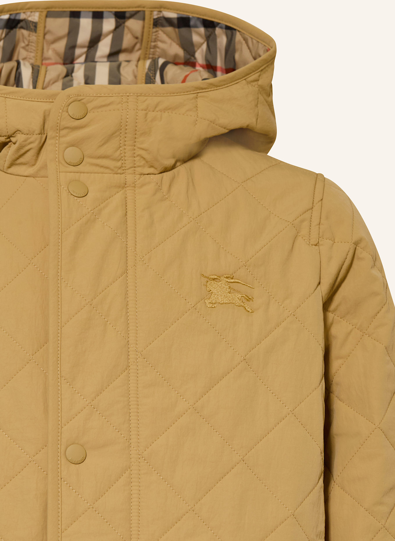 BURBERRY Steppmantel: CAMEL