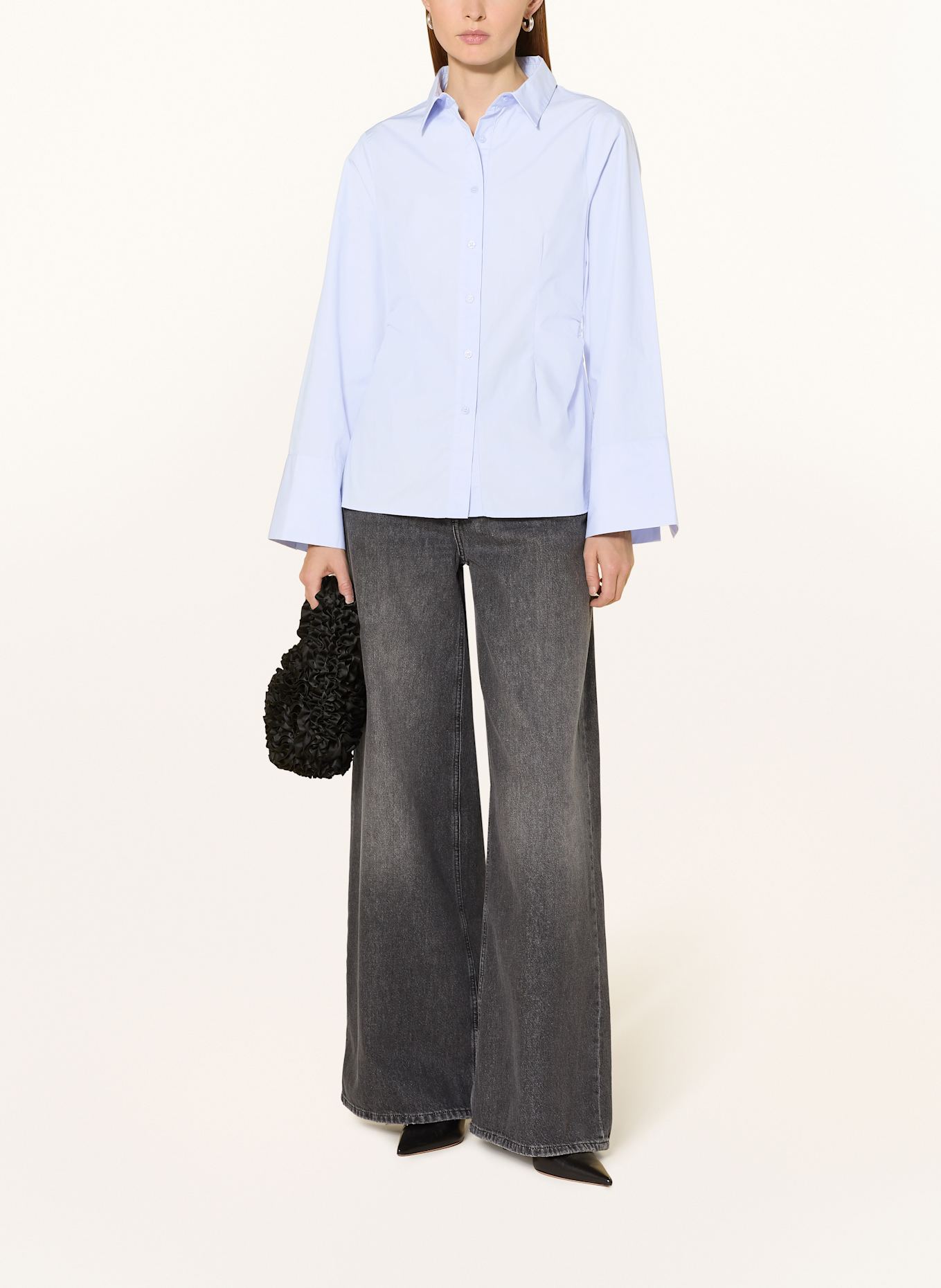 NEO NOIR Hemdbluse CAROLI: HELLBLAU