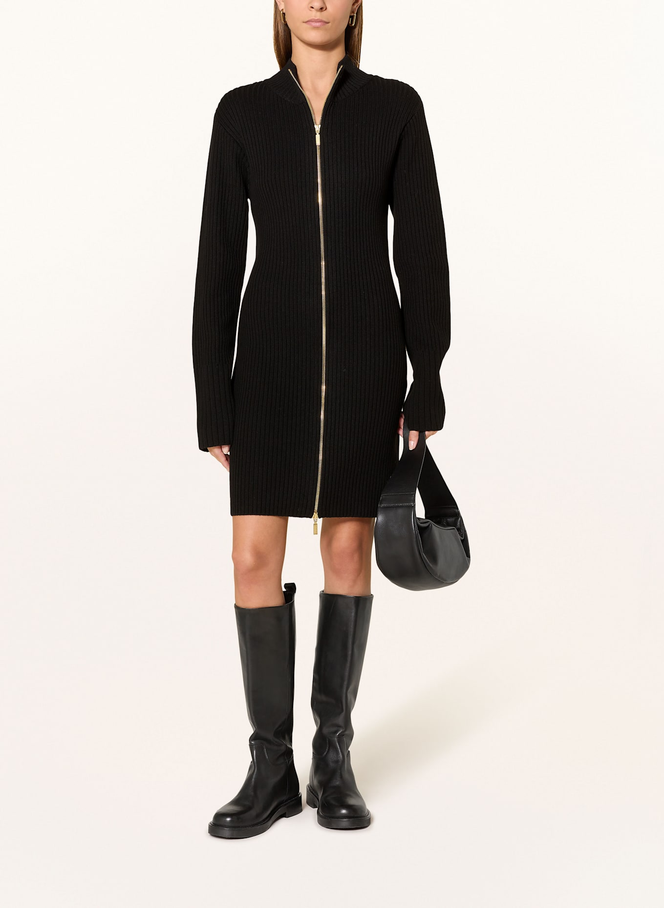 BARBOUR INTERNATIONAL Strickkleid REAGAN: SCHWARZ