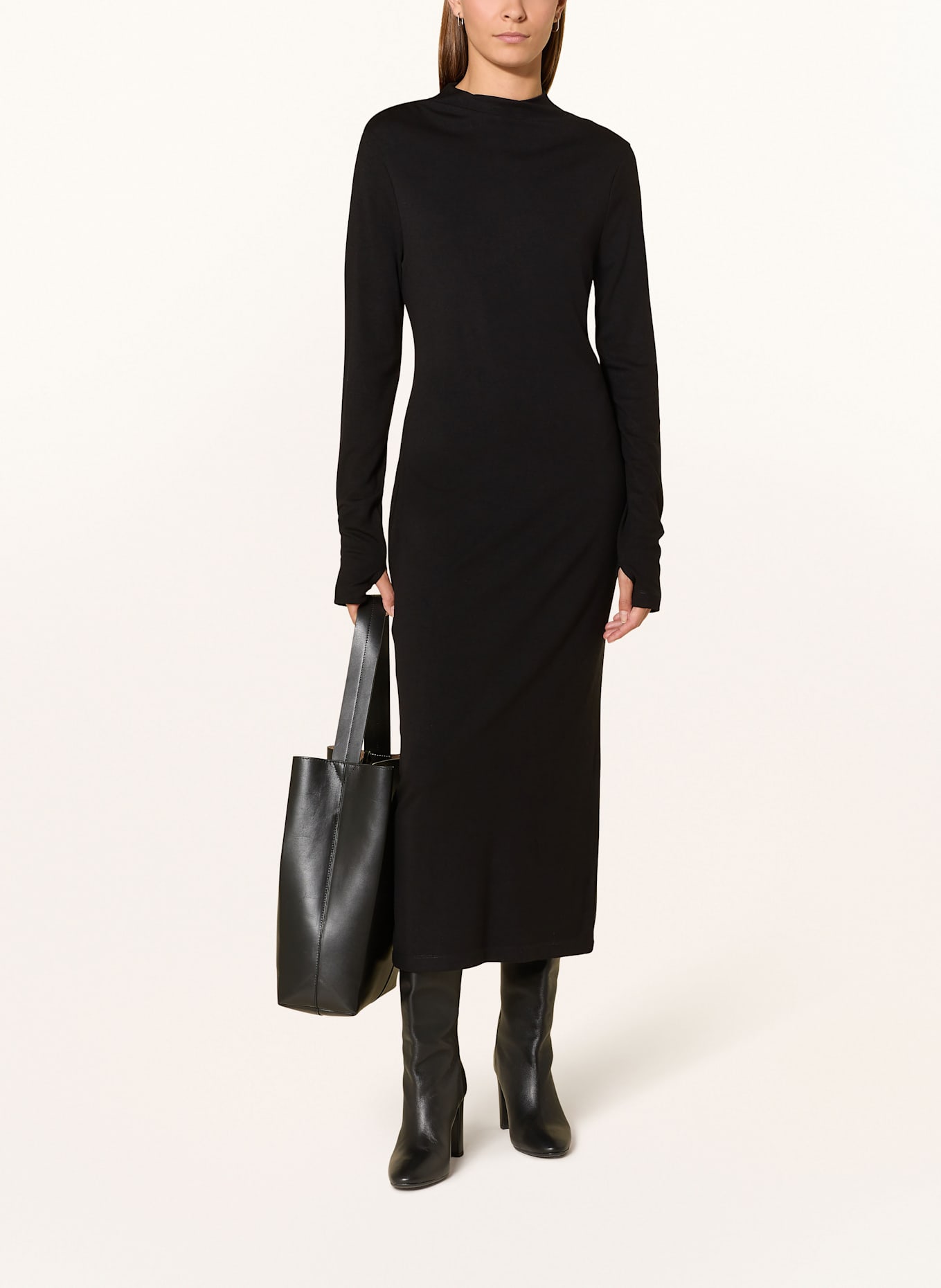 BARBOUR INTERNATIONAL Jerseykleid LEIA: SCHWARZ