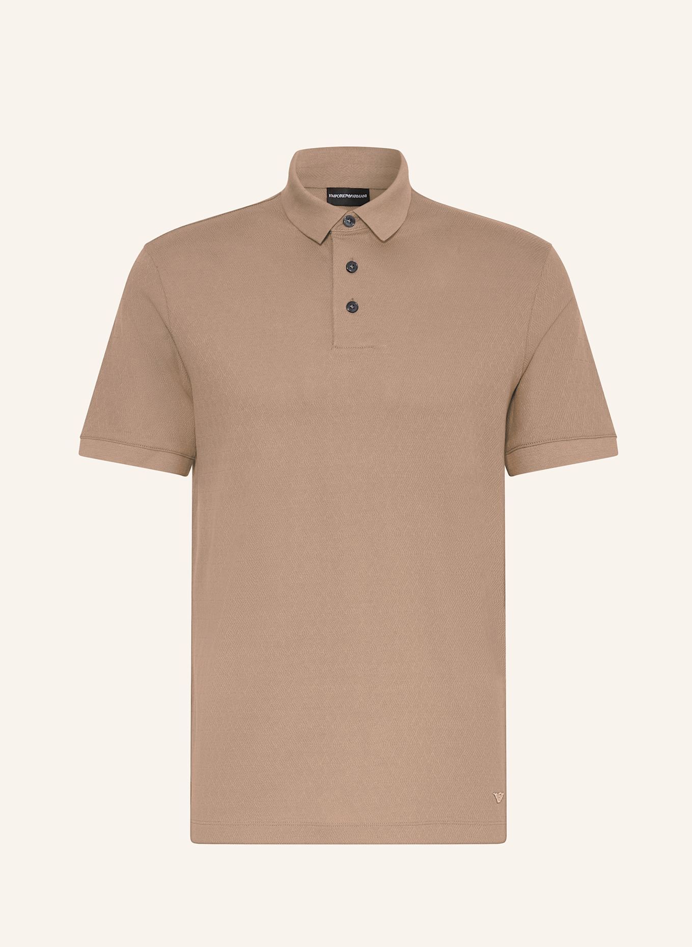 EMPORIO ARMANI Jersey-Poloshirt Regular Fit: BRAUN