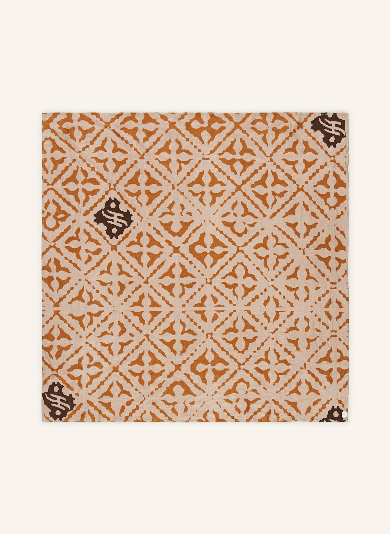 friendly hunting Seidentuch EYES OF MARAKECH: BEIGE / DUNKELORANGE