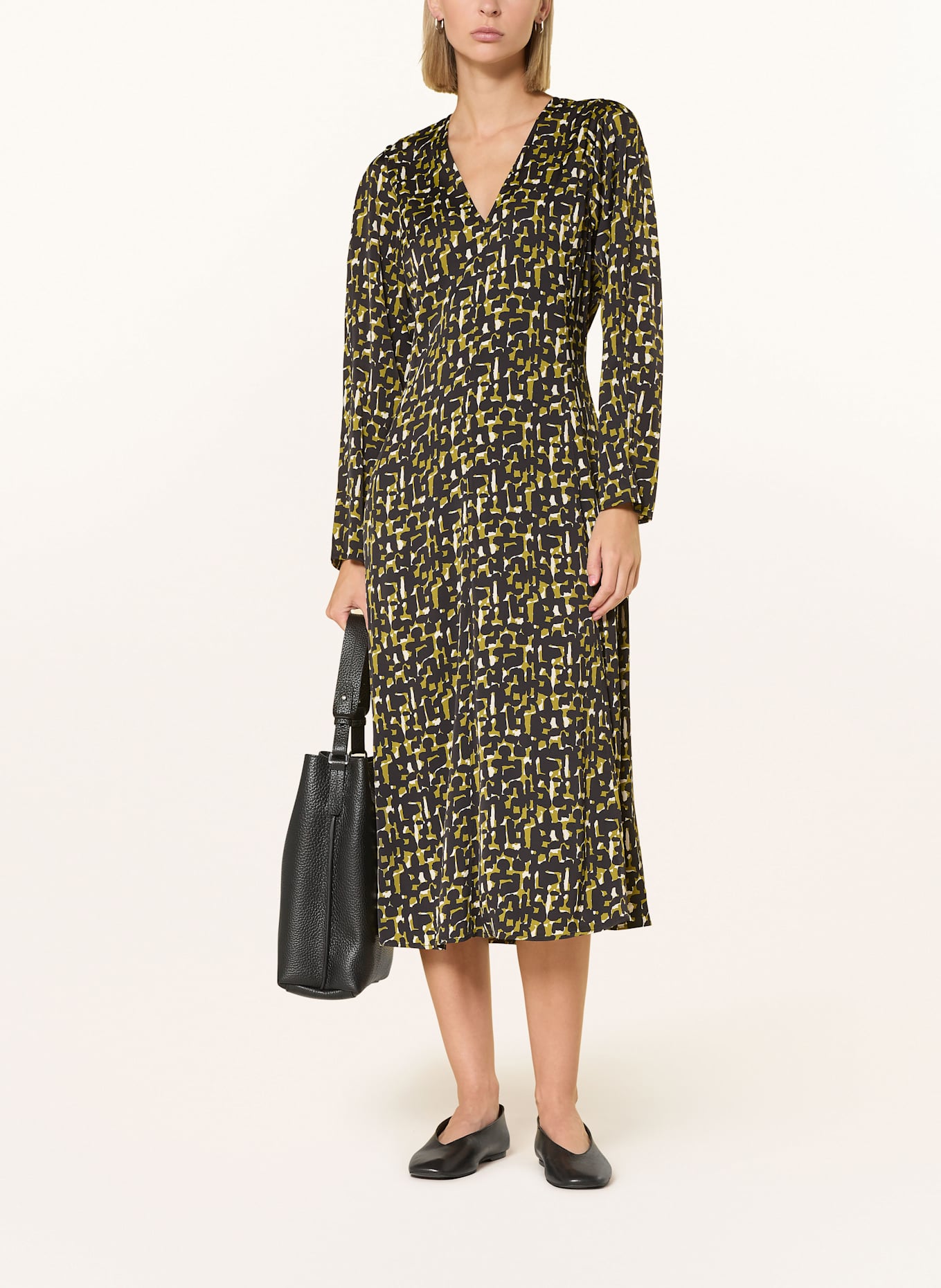 Marc O'Polo Kleid: SCHWARZ / WEISS / GRÜN