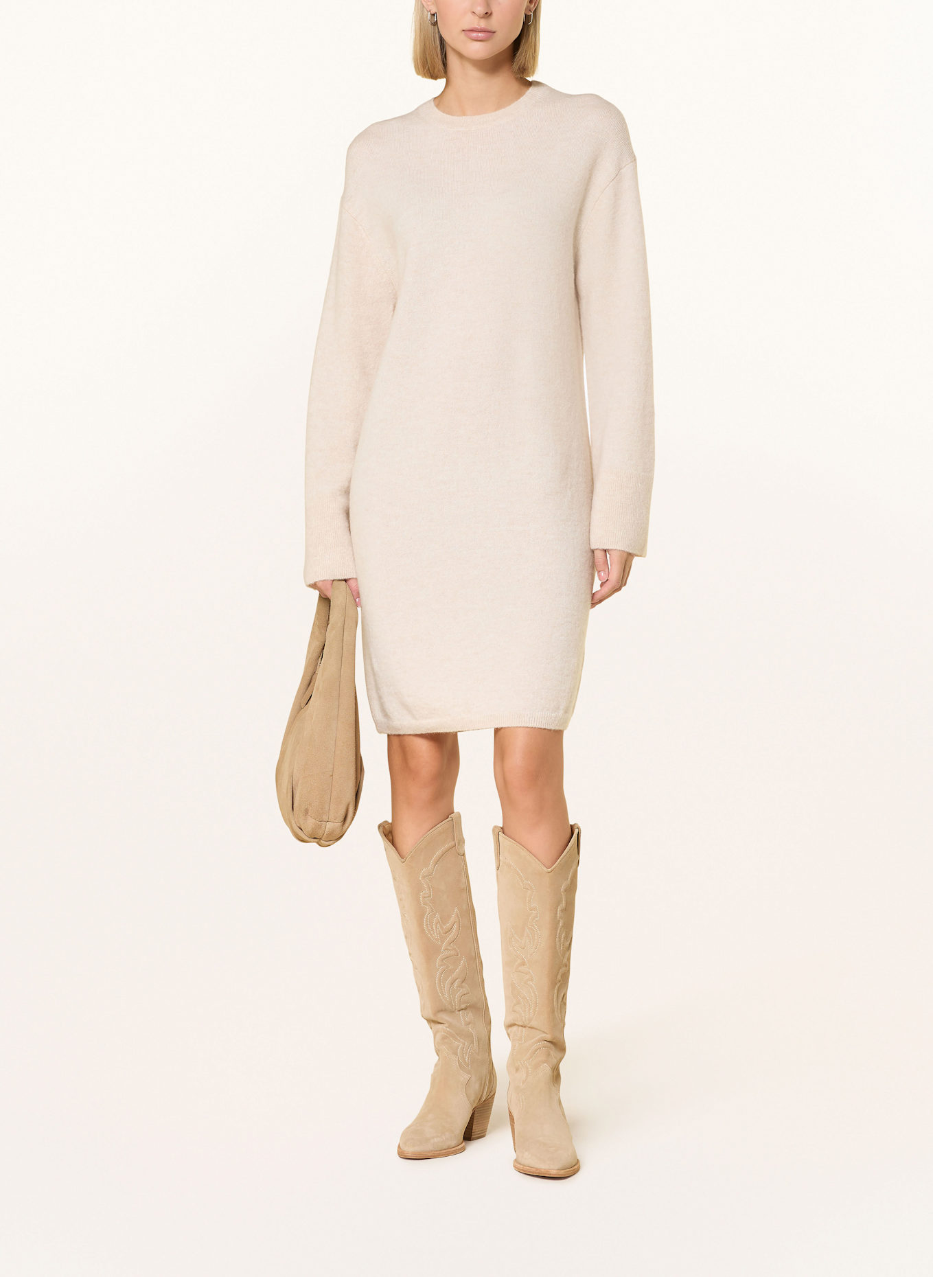 Marc O'Polo Strickkleid: HELLBRAUN