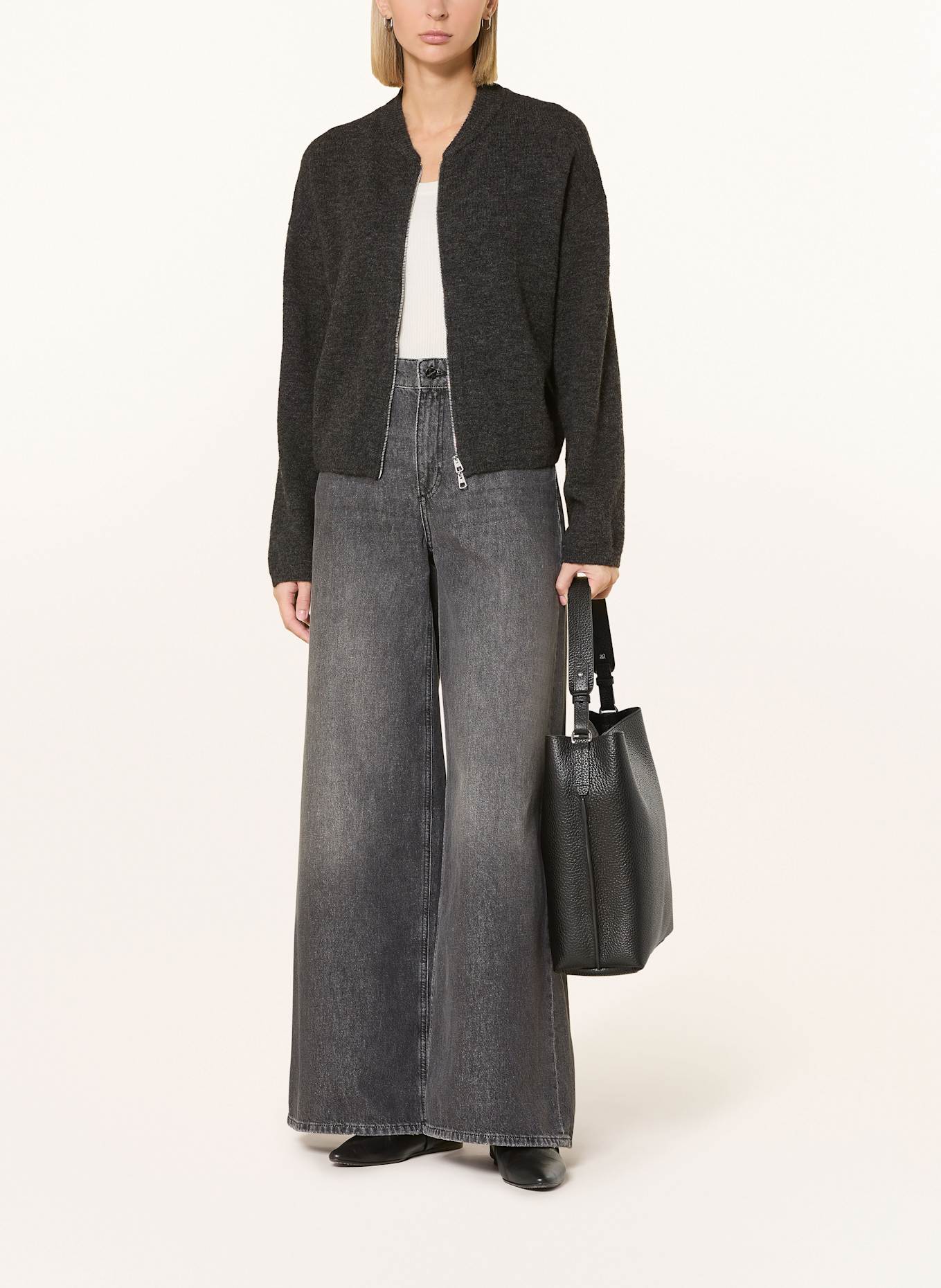 Marc O'Polo Strickjacke: DUNKELGRAU