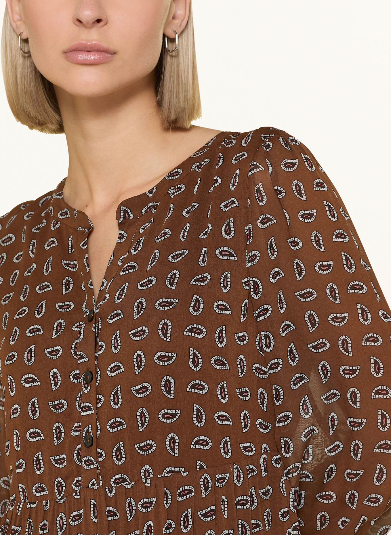 Marc O'Polo Kleid: BRAUN / DUNKELBRAUN