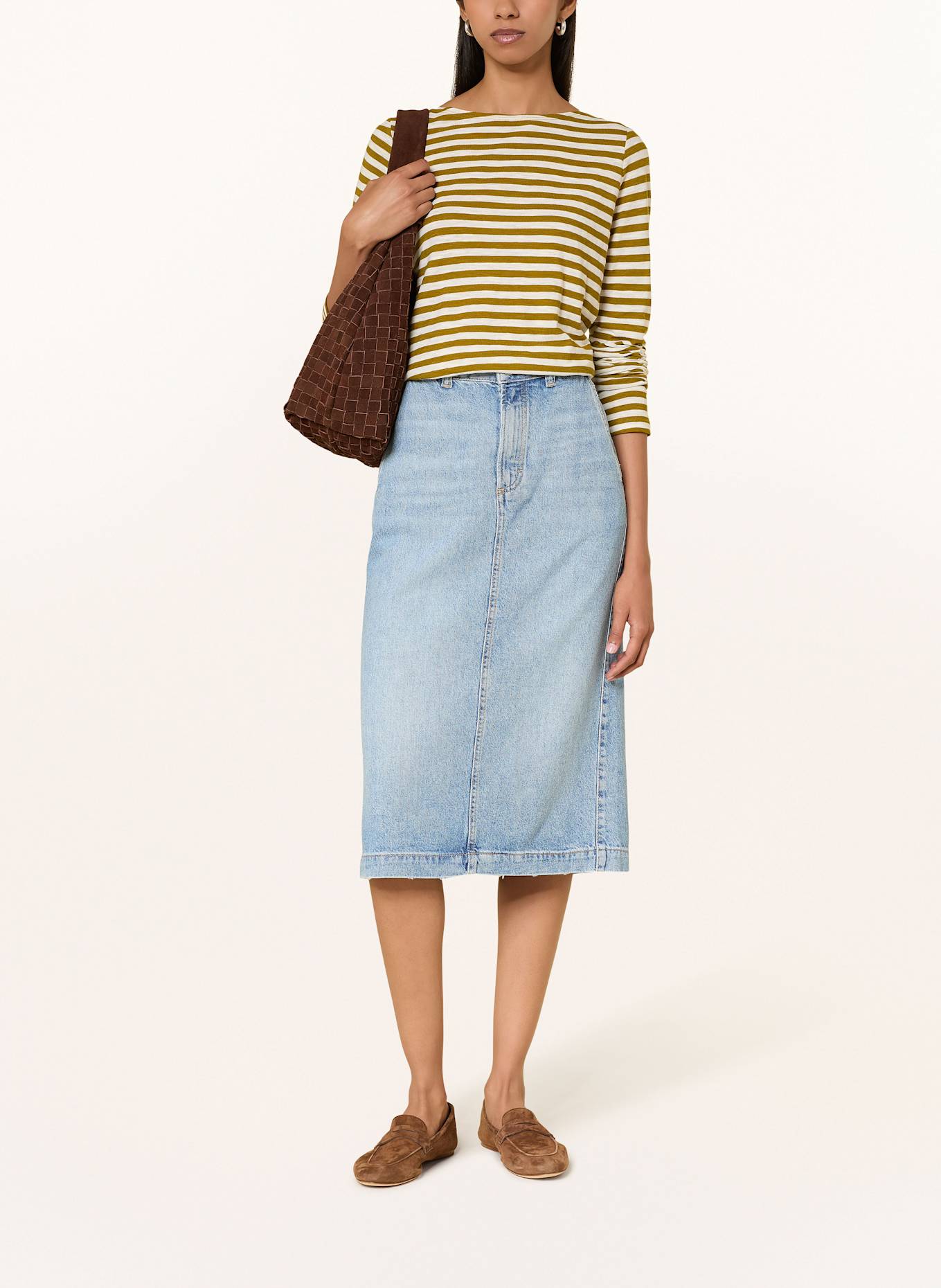 Marc O'Polo Jeansrock: 024 Tinted light blue wash