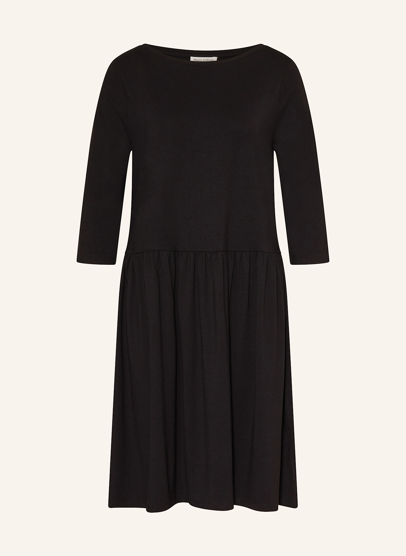 Marc O'Polo Jerseykleid mit 3/4-Arm: SCHWARZ