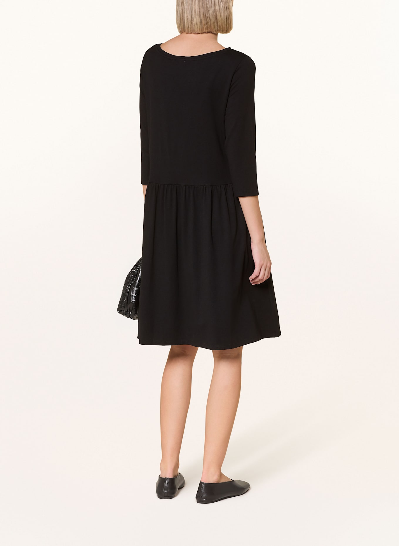 Marc O'Polo Jerseykleid mit 3/4-Arm: SCHWARZ