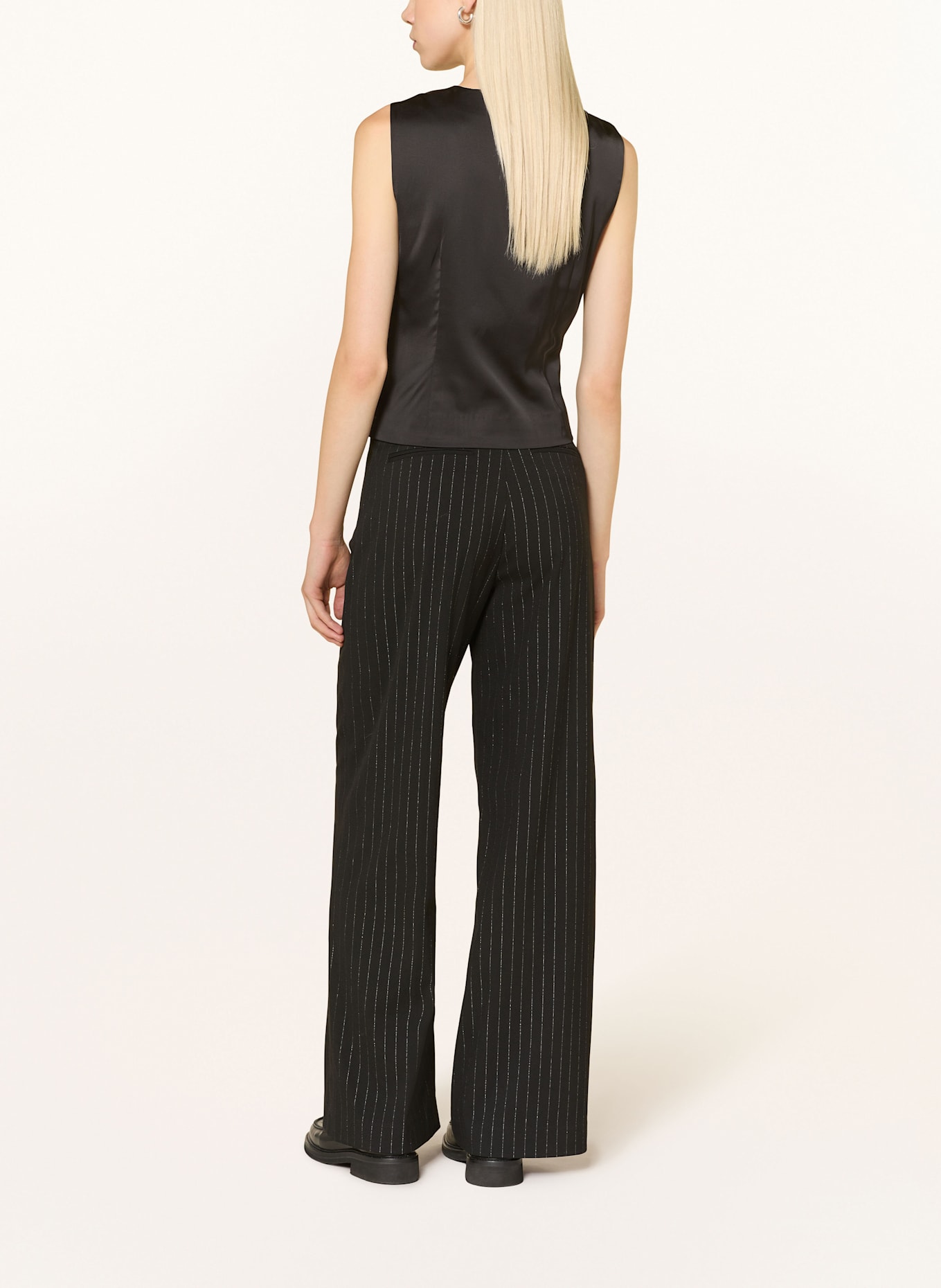 Part Two Blazerweste VALENTINEPW mit Glitzergarn: SCHWARZ