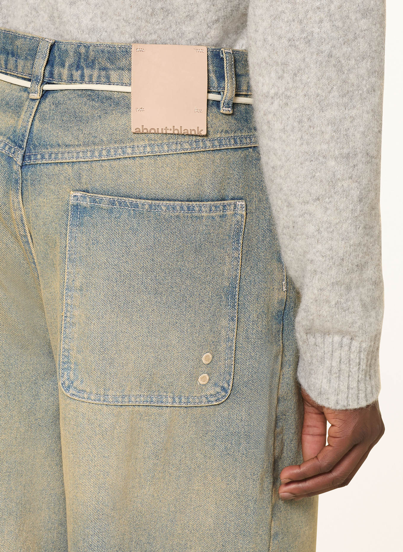 about:blank Jeans Wide Fit: Dirty wash