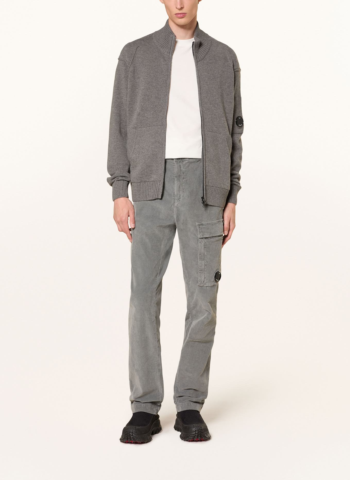 C.P. COMPANY Strickjacke: GRAU