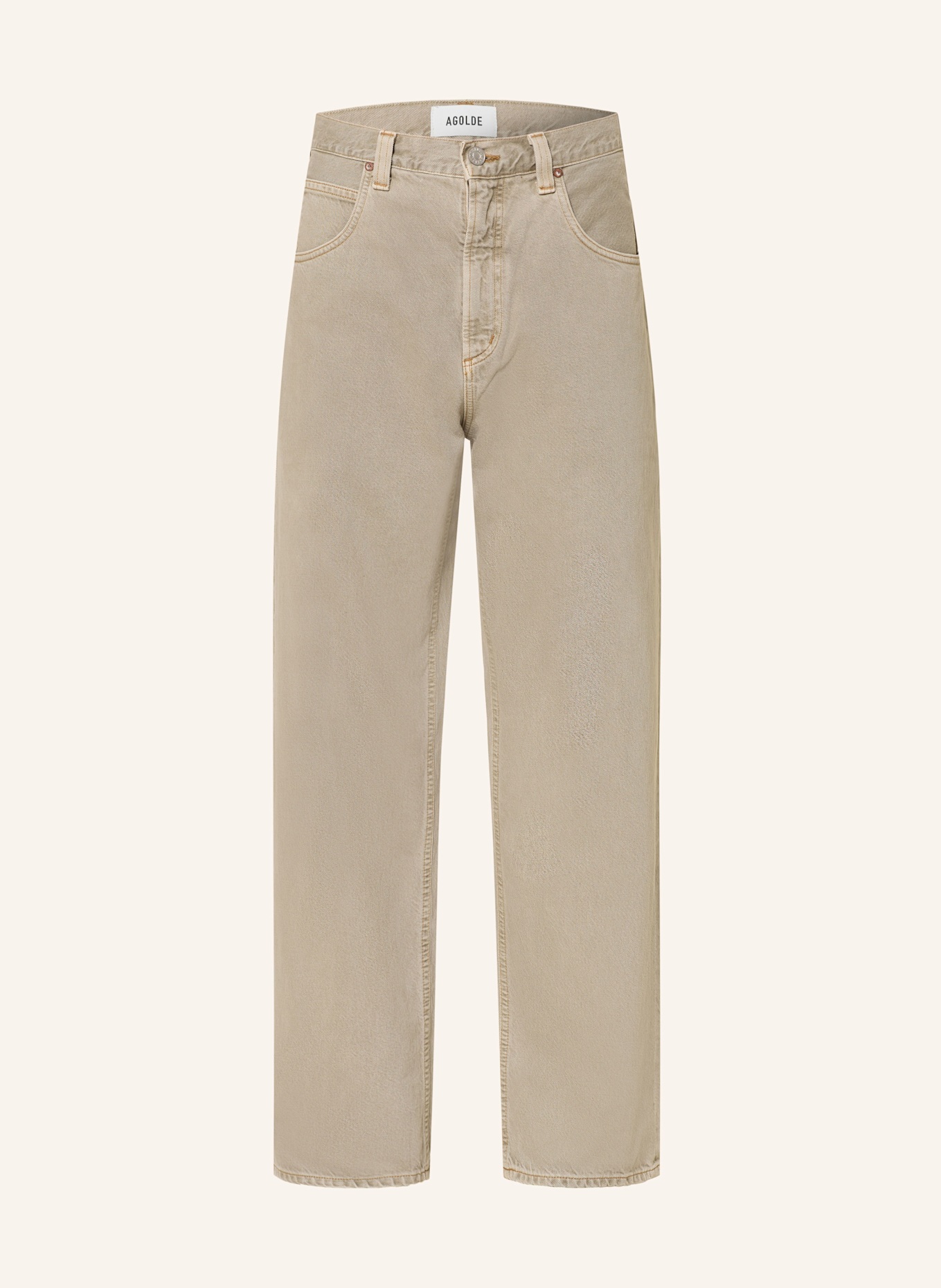 AGOLDE Džíny FUSION Baggy Tapered Fit: wic wicker (md wsh grey)