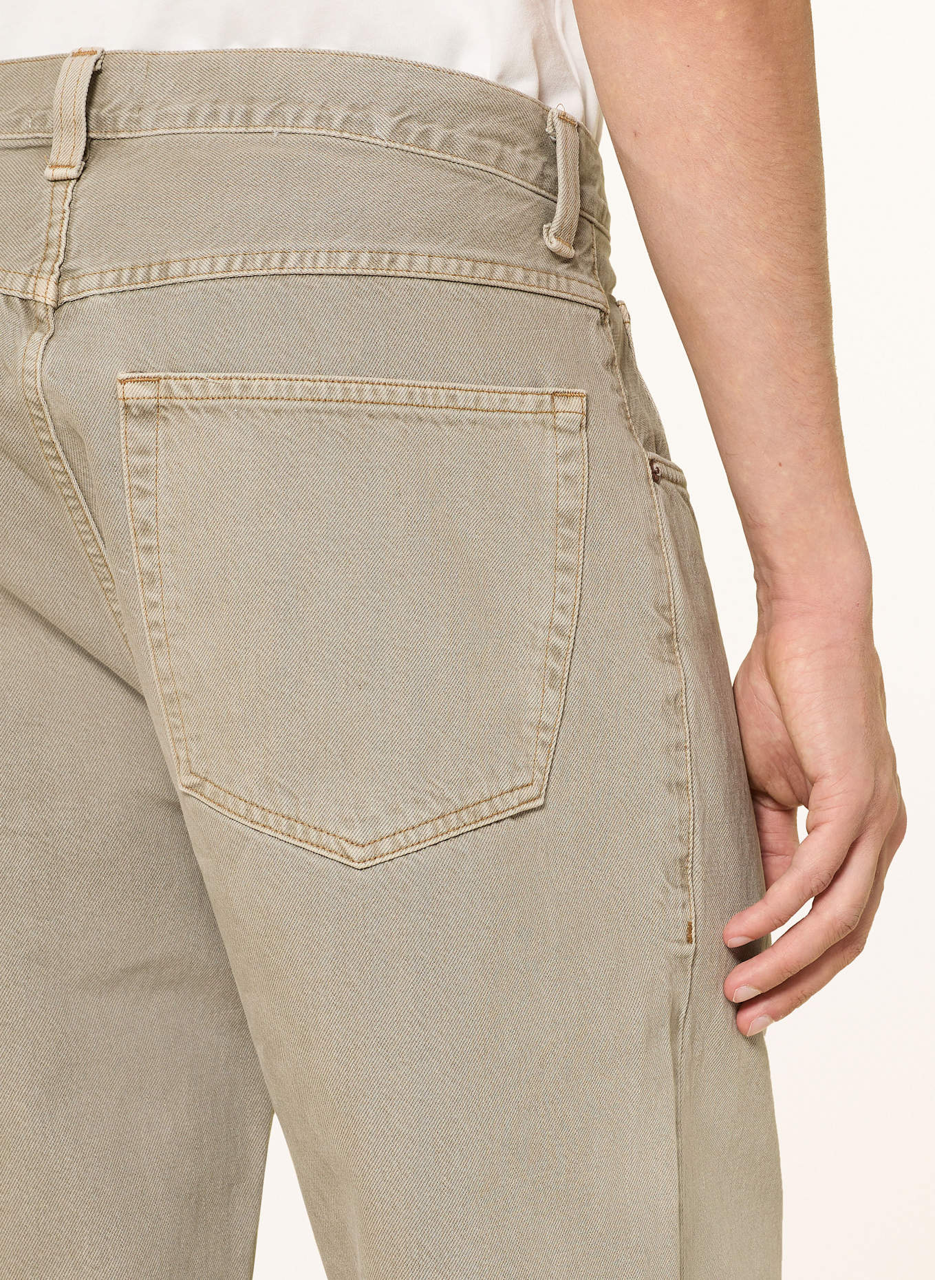 AGOLDE Džíny FUSION Baggy Tapered Fit: wic wicker (md wsh grey)