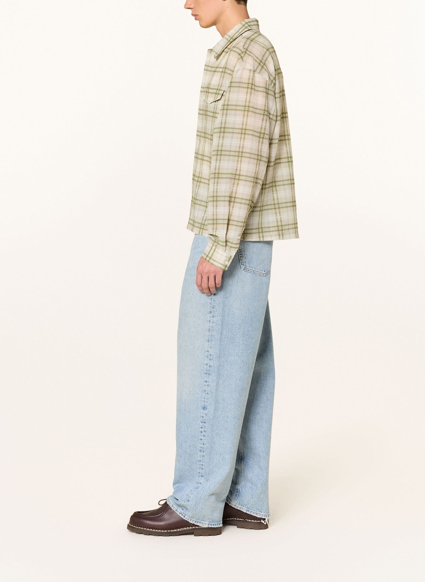 AGOLDE Džíny FUSION vasket jean Baggy Taper Fit: force force (vint marbled ind)