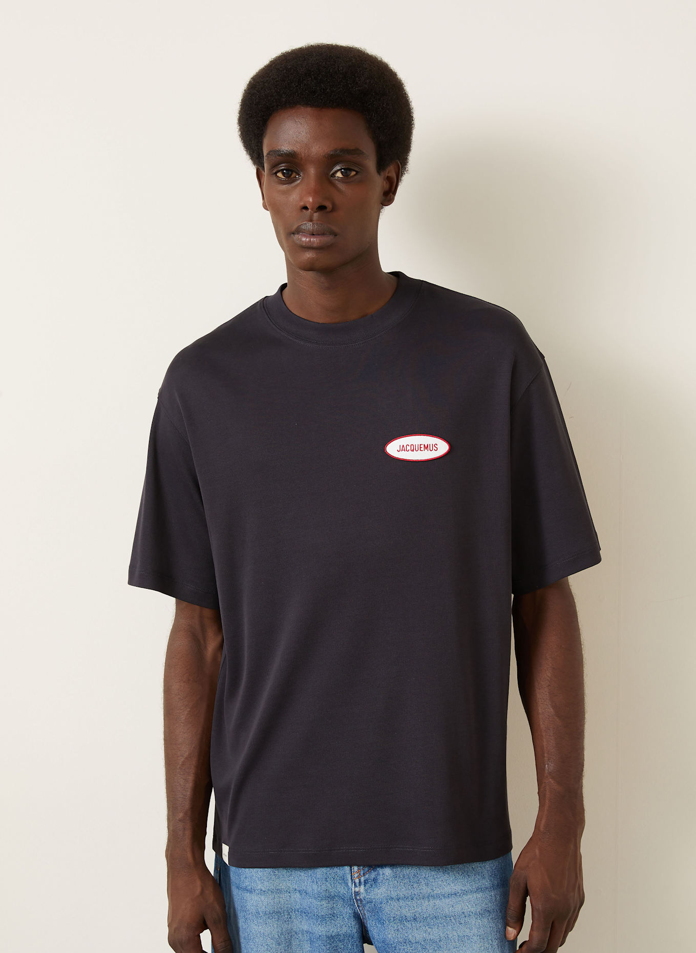 JACQUEMUS T-Shirt: DUNKELBLAU