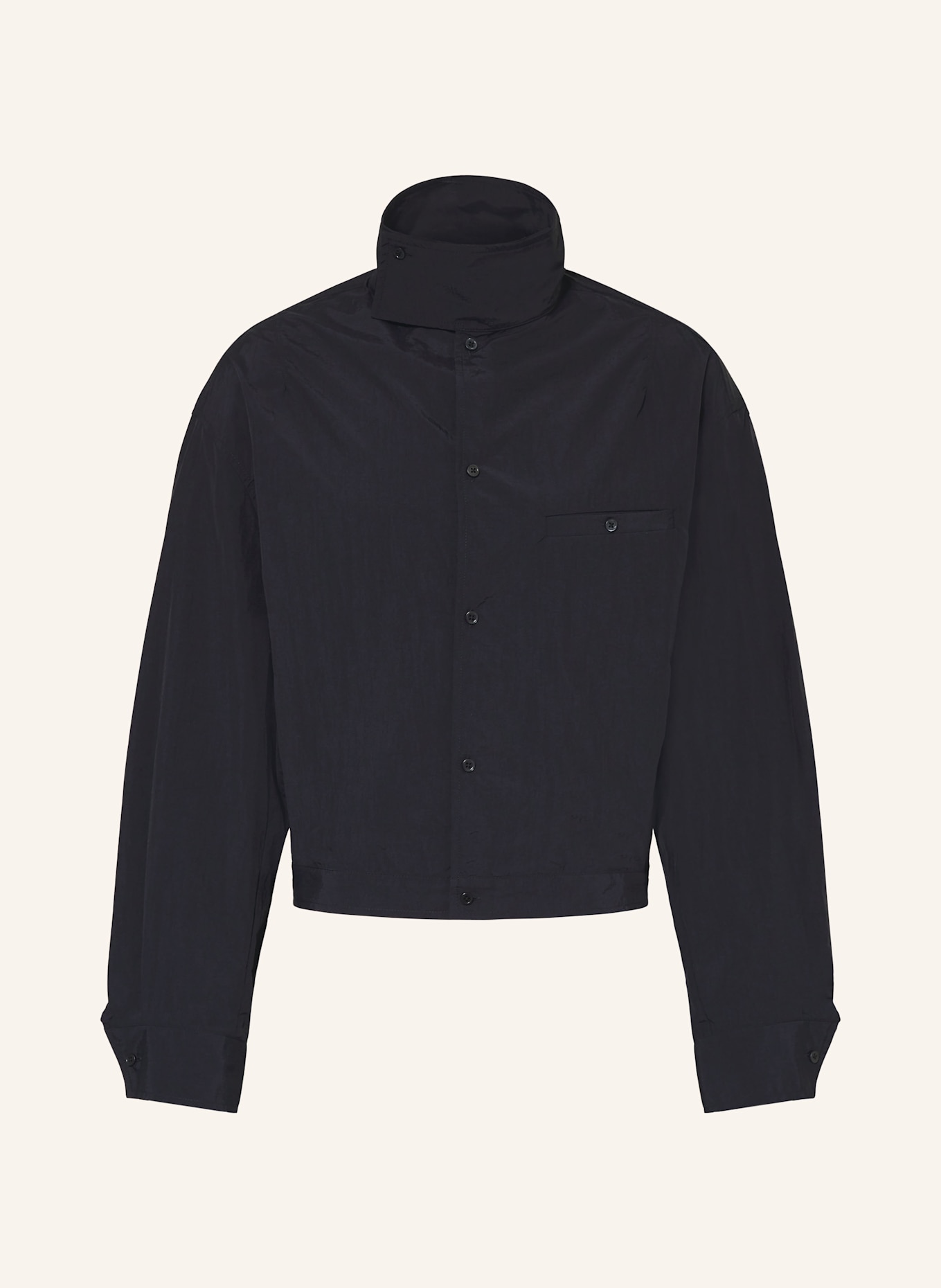 JACQUEMUS Jacke LE BLOUSON CURVO: SCHWARZ