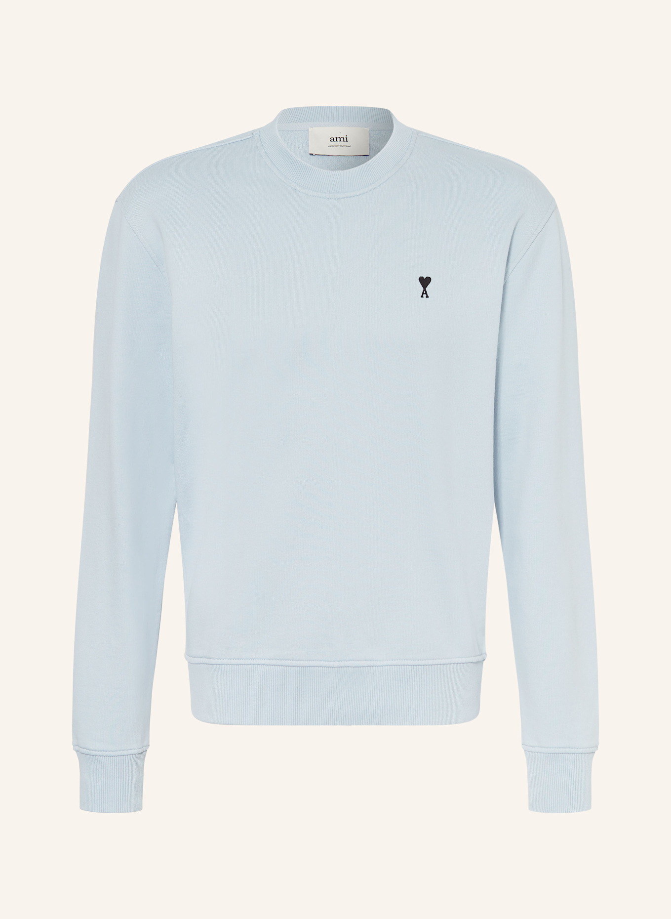 AMI PARIS Sweatshirt MOLLETON: HELLBLAU