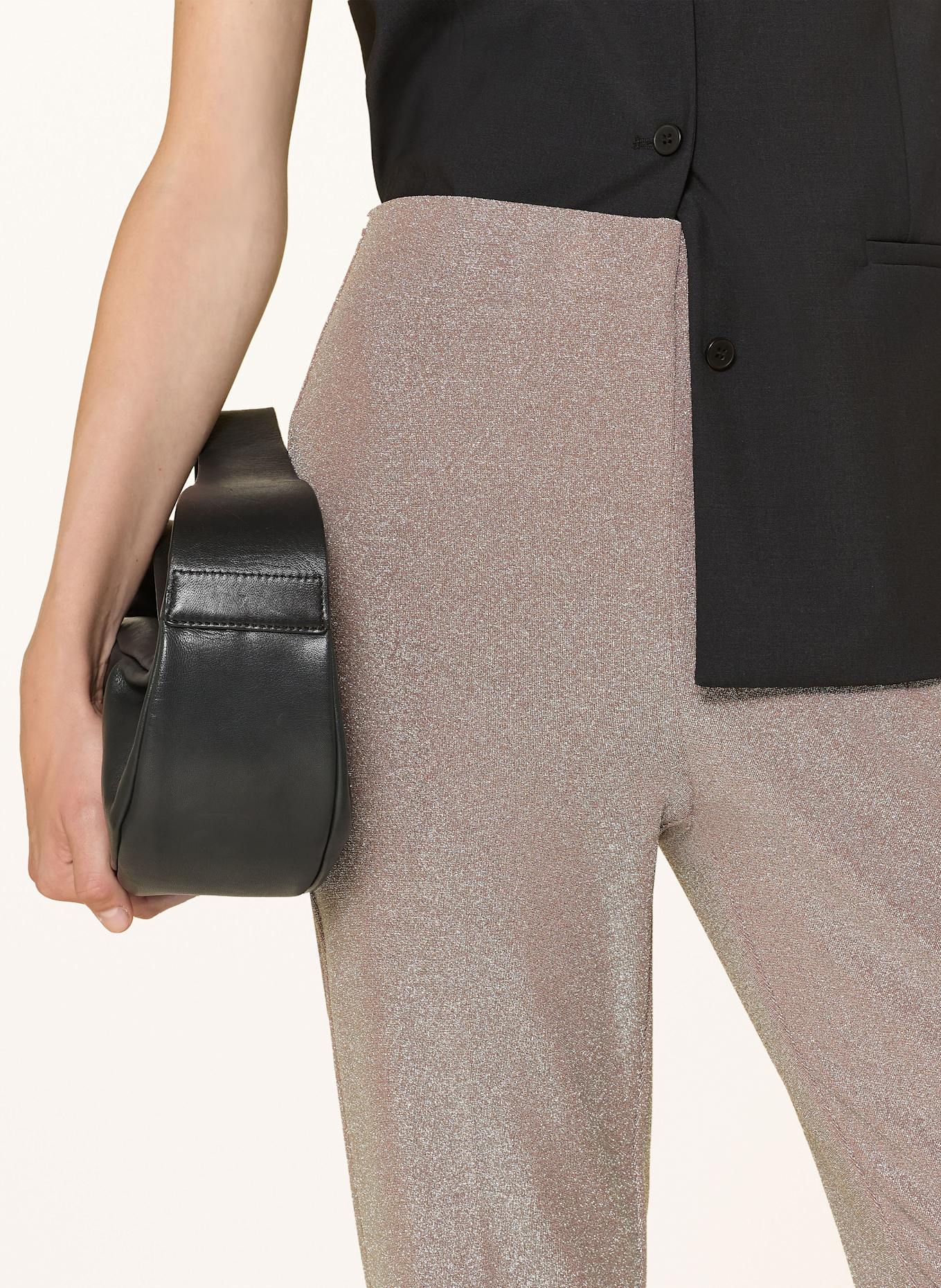Joseph Ribkoff SIGNATURE Jerseyhose mit Glitzergarn: TAUPE